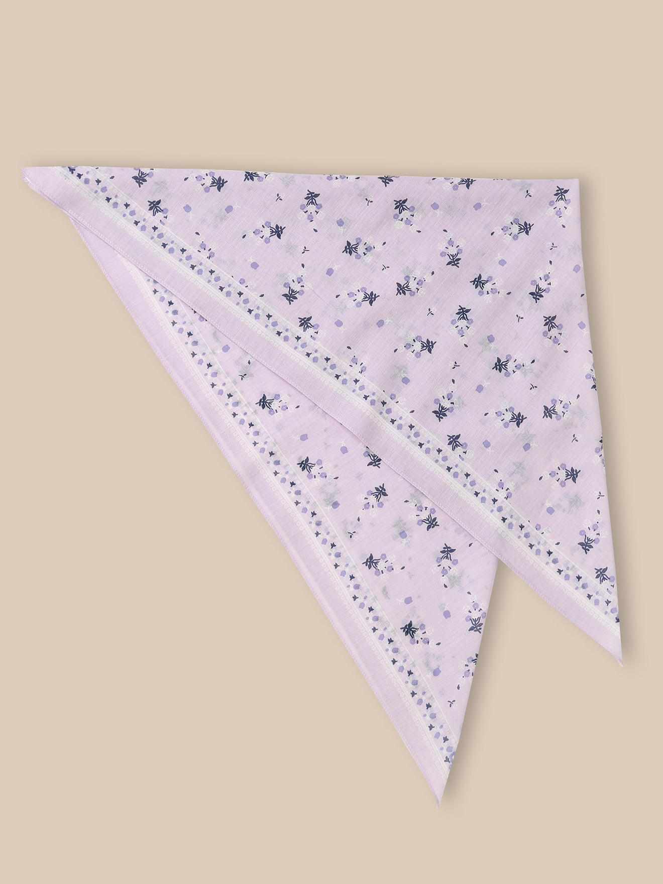 Mädchen-Schal mit « Blumenstrauß »-Print