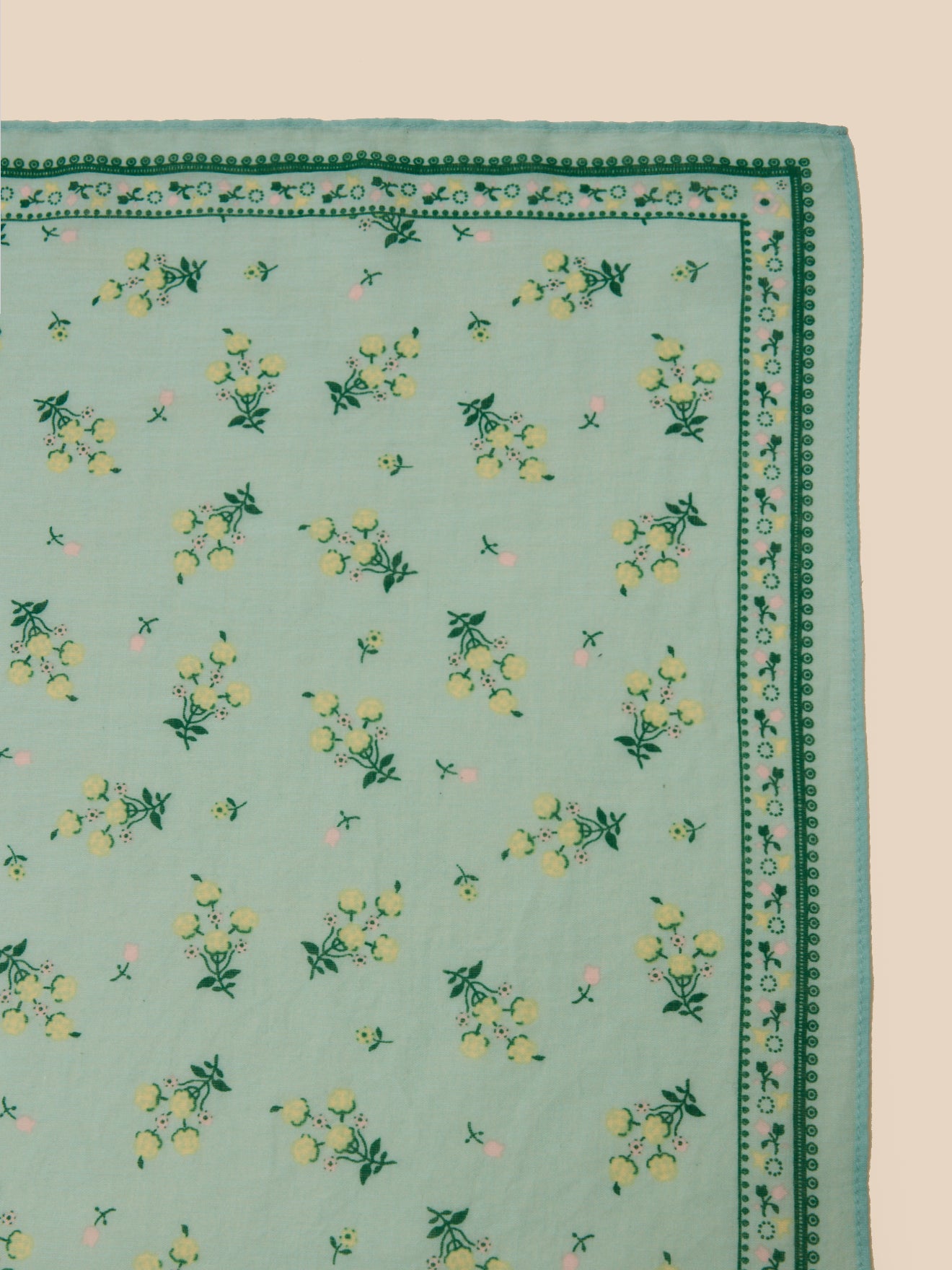 Mädchen-Halstuch mit Knospenmotiv – Bio-Baumwolle