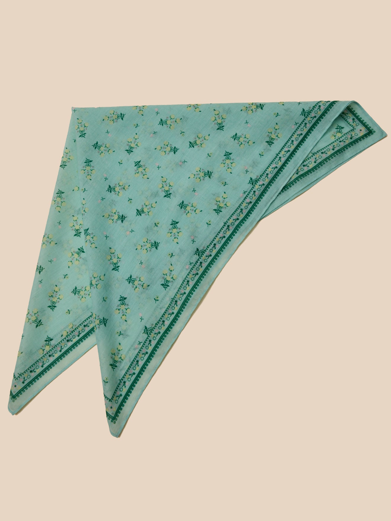 Mädchen-Halstuch mit Knospenmotiv – Bio-Baumwolle
