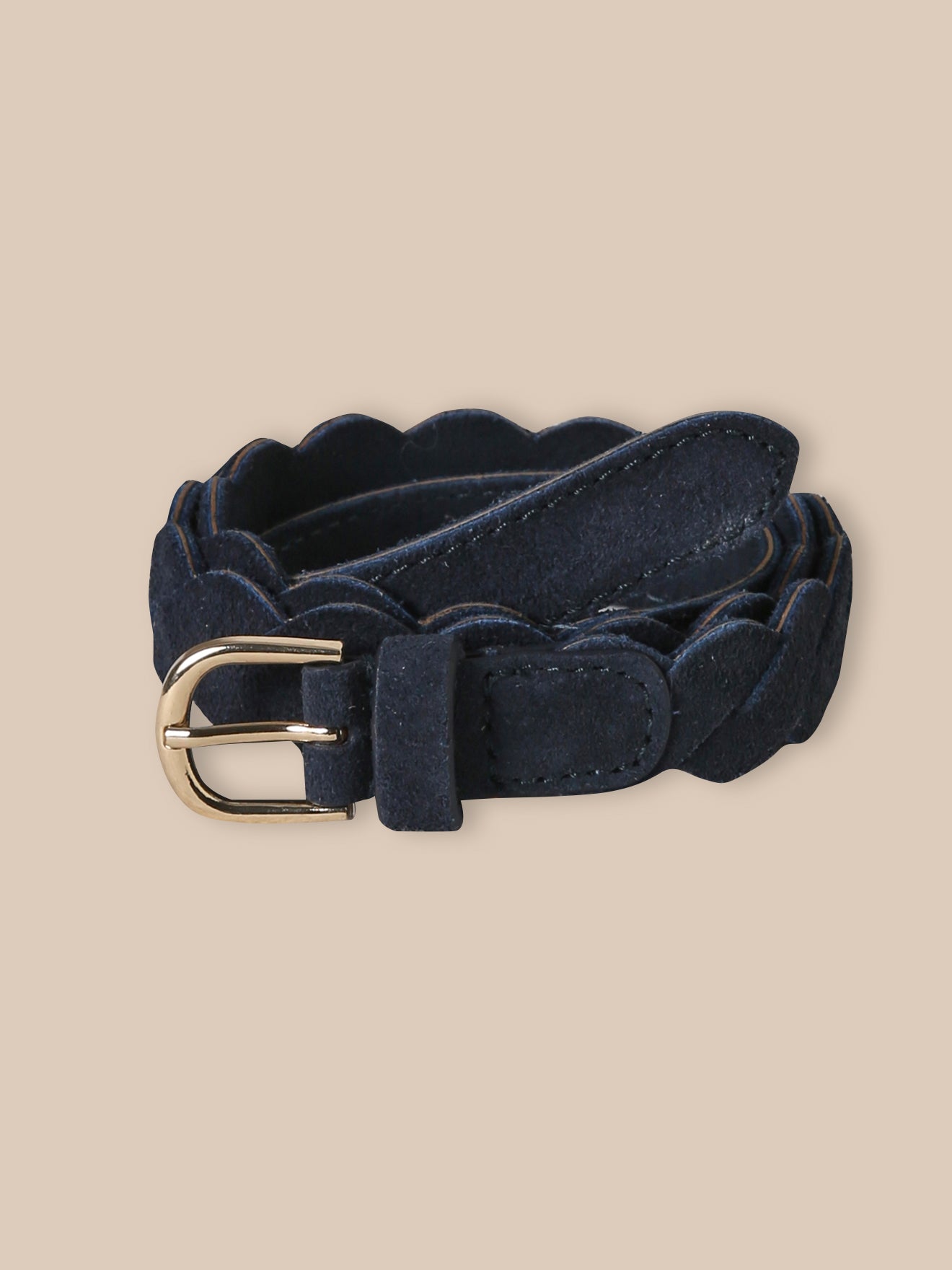 Mädchen-Gürtel aus geflochtenem Leder