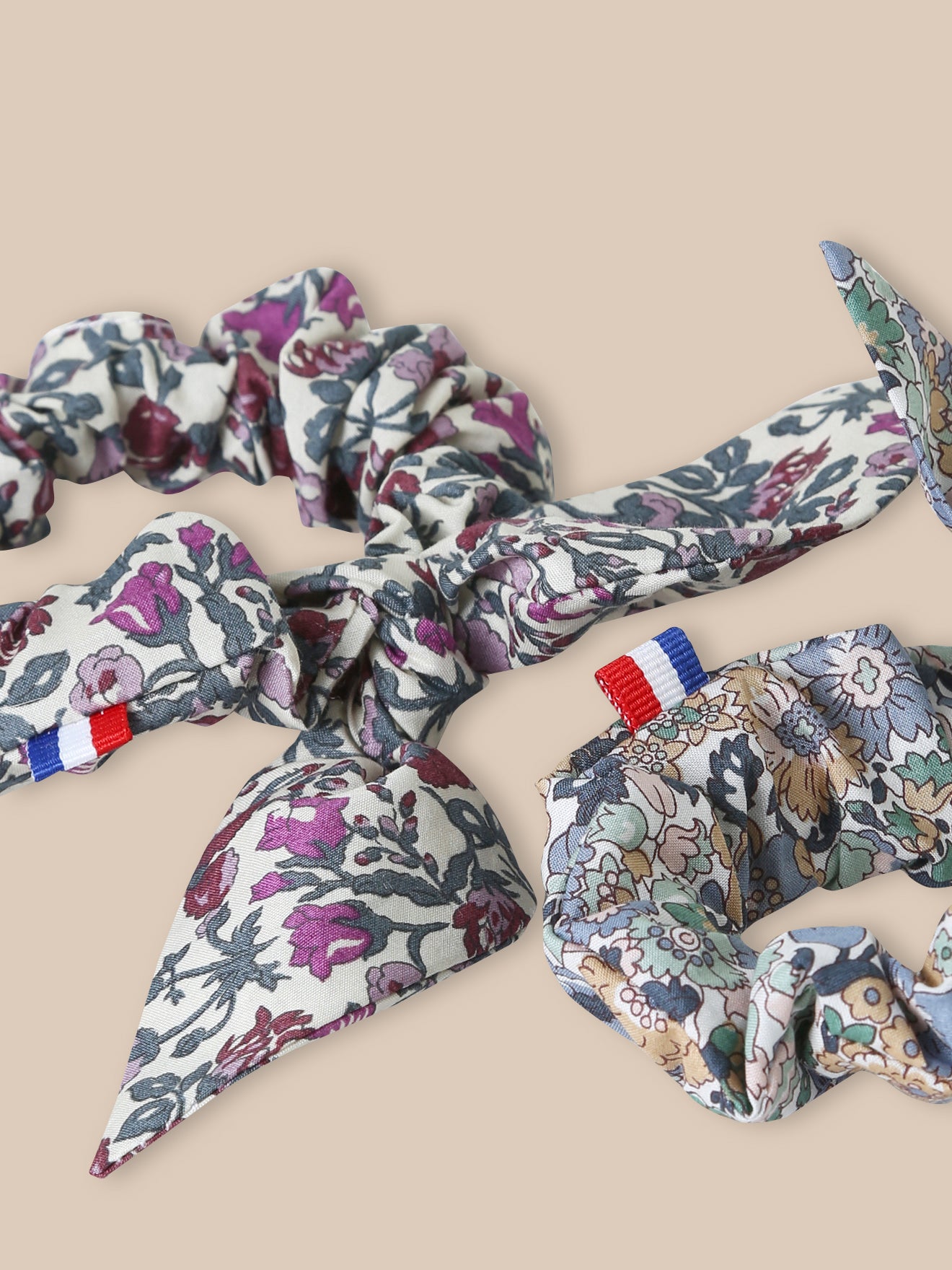 2er-Set Mädchen-Haargummis aus Liberty®-Stoff aus Liberty®-Stoff für Mädchen