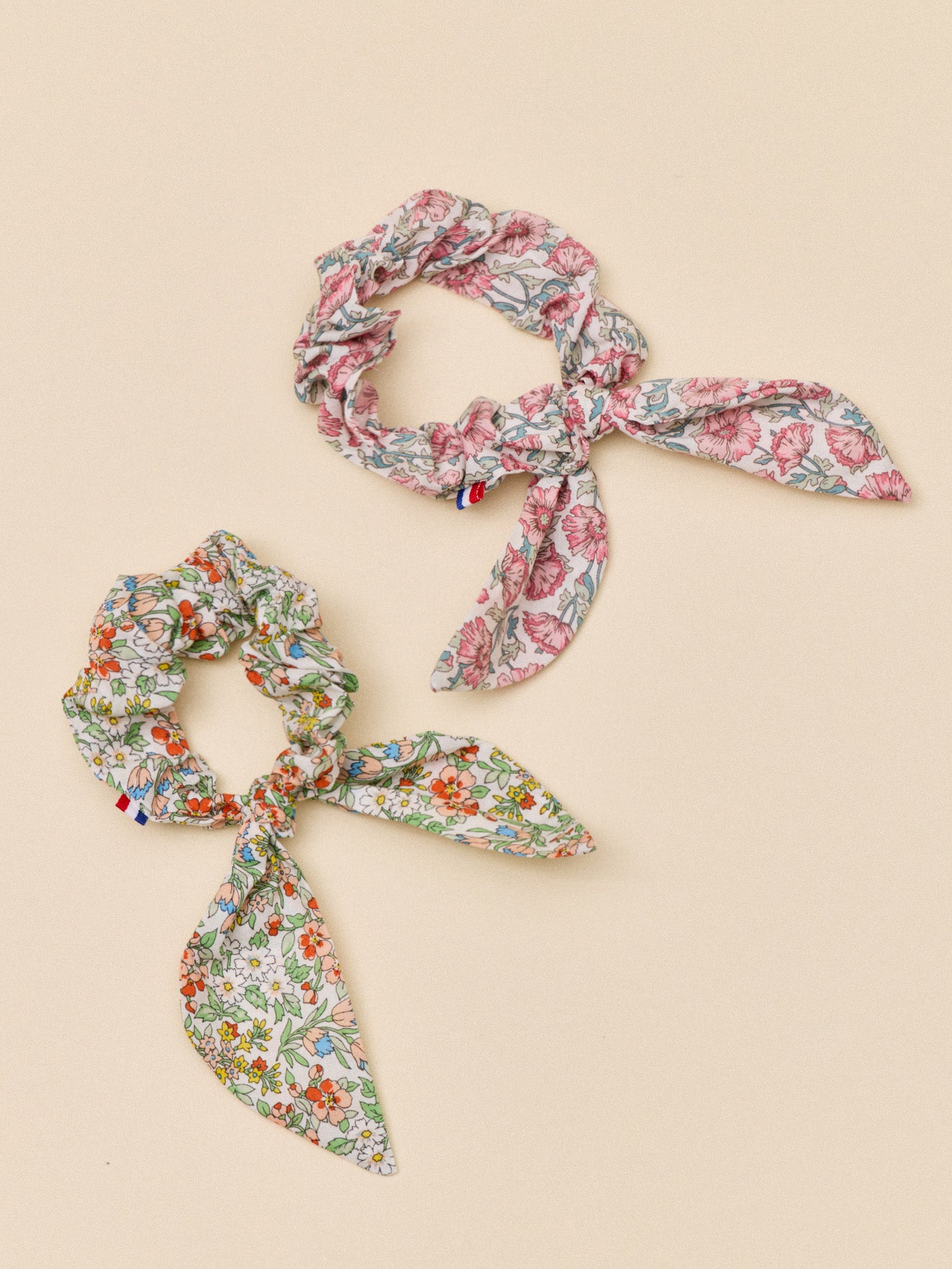 Mädchen-Haargummis aus Liberty®-Stoff, 2er-Set