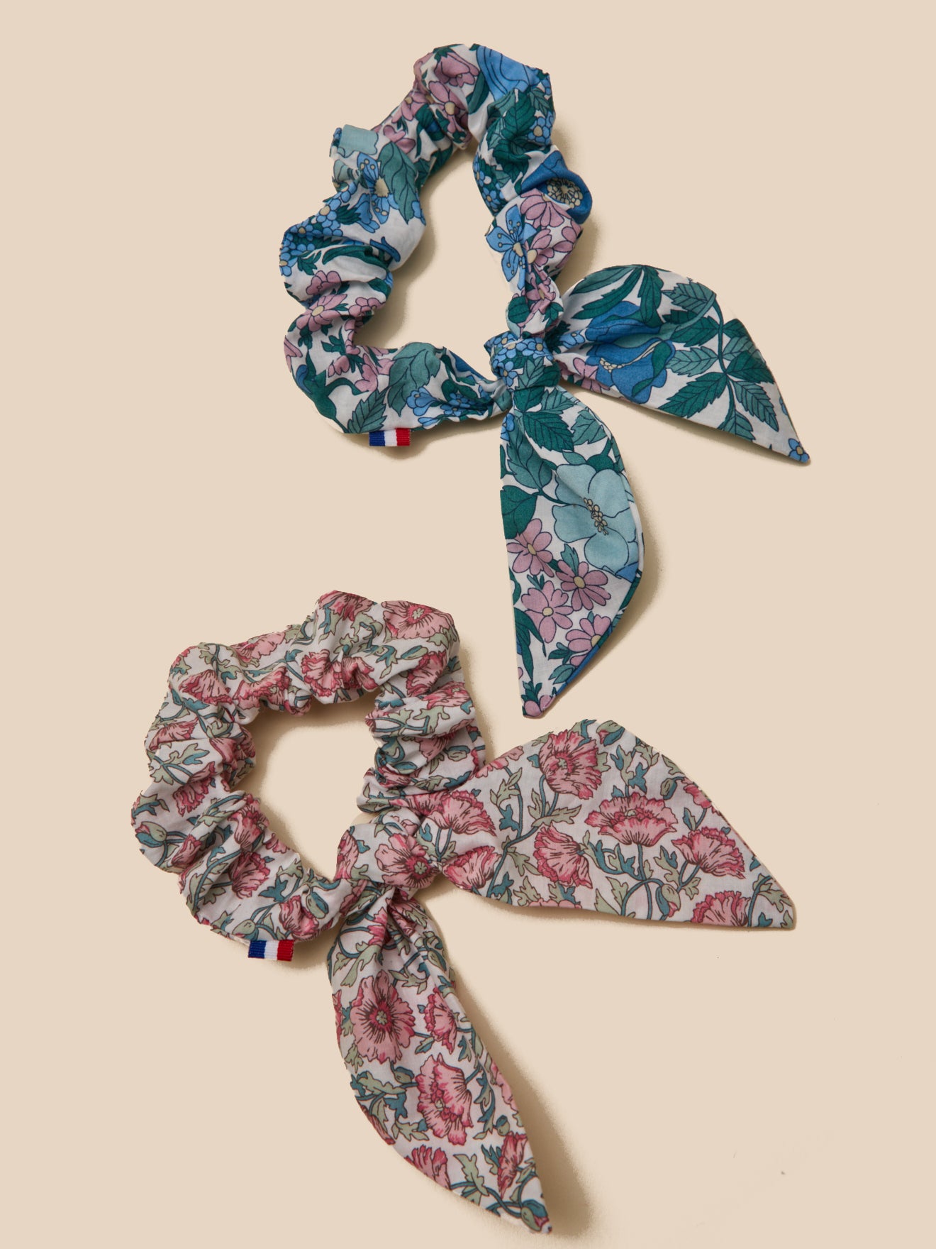 Mädchen-Haargummis aus Liberty®-Stoff, 2er-Set