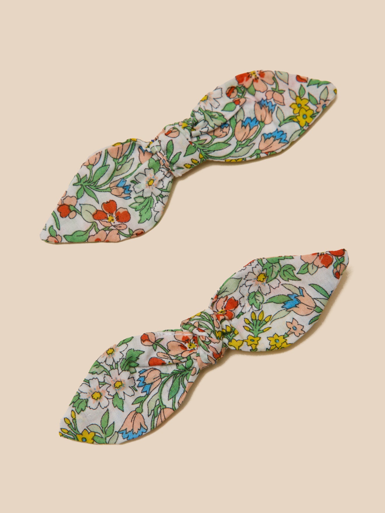 Mädchen-Haarklemmen mit Schleifen aus Liberty®-Stoff, 2er-Set