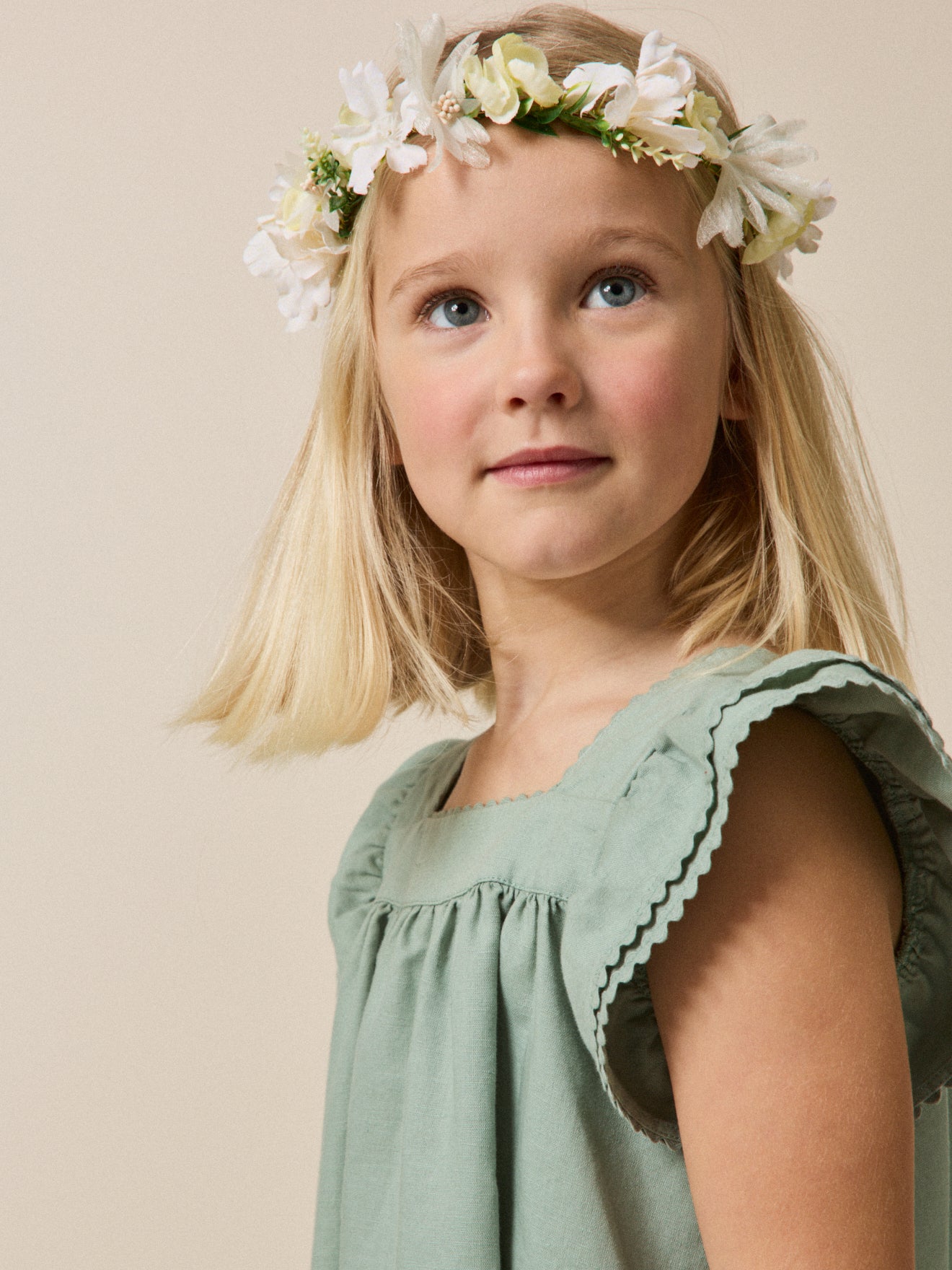 Mädchen-Blumenkranz – Kollektion für Festtage und Hochzeiten