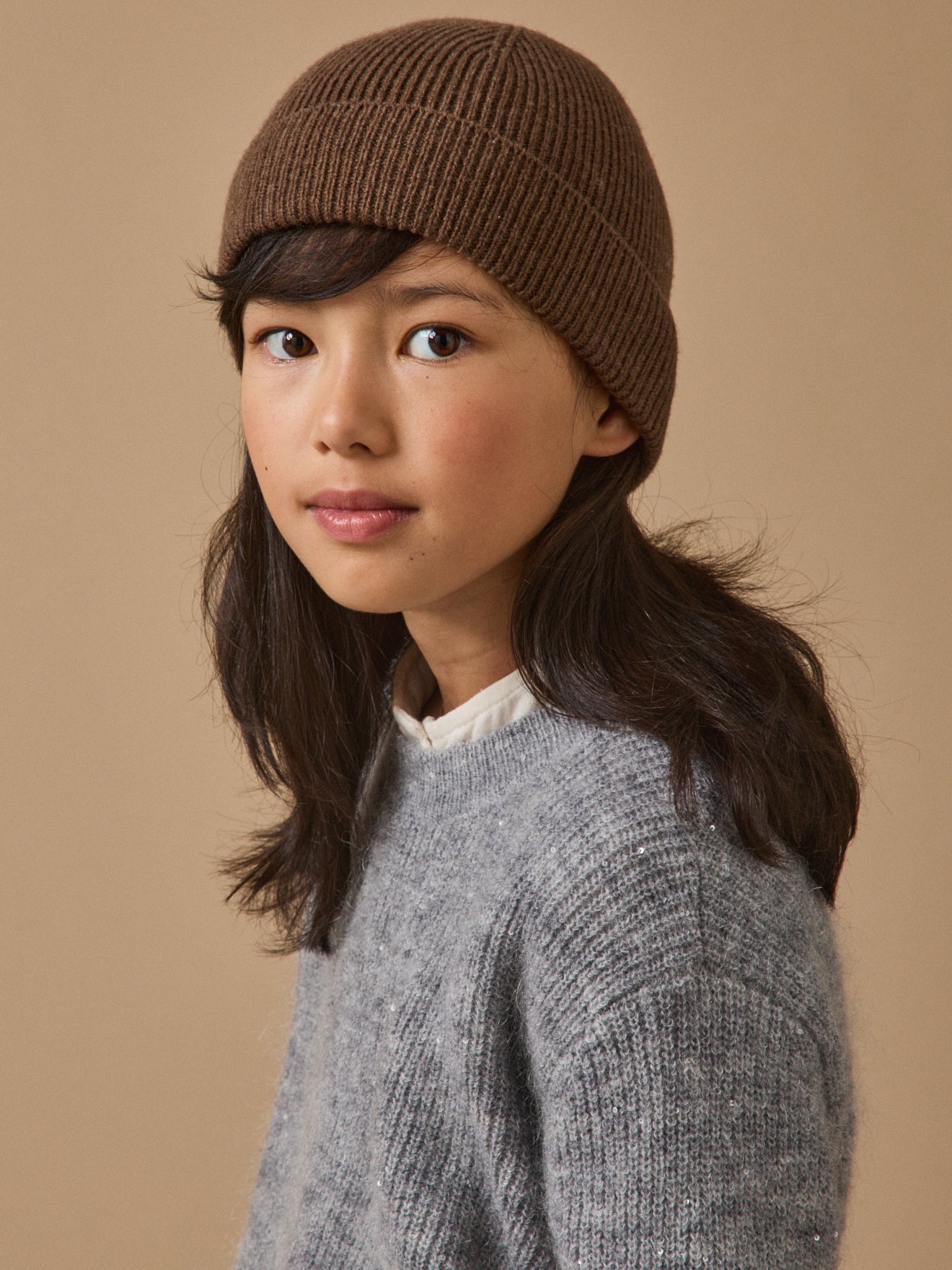 Kinder-Mütze aus Merinowolle