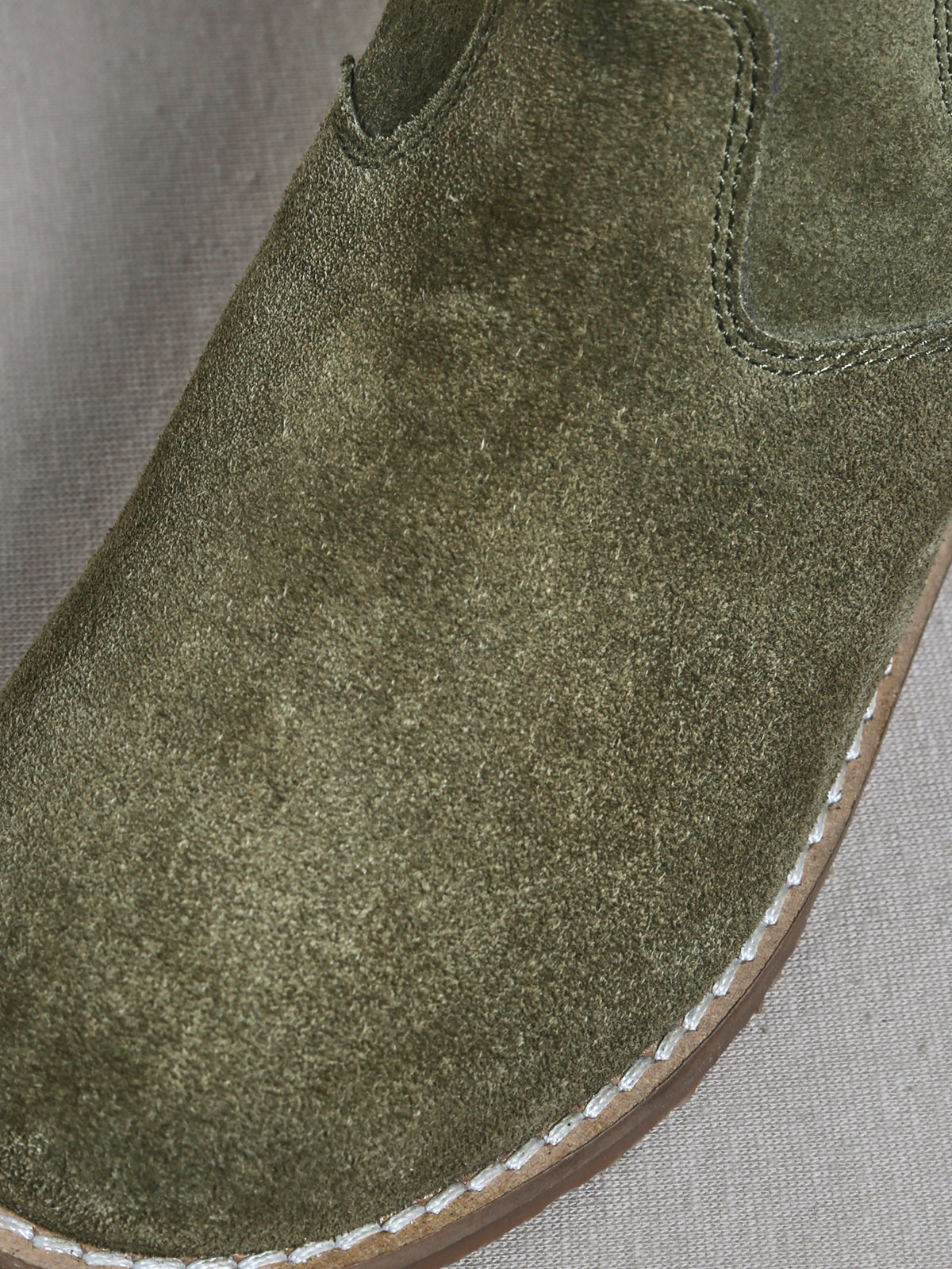 Mädchen-Chelsea-Boots aus Veloursleder