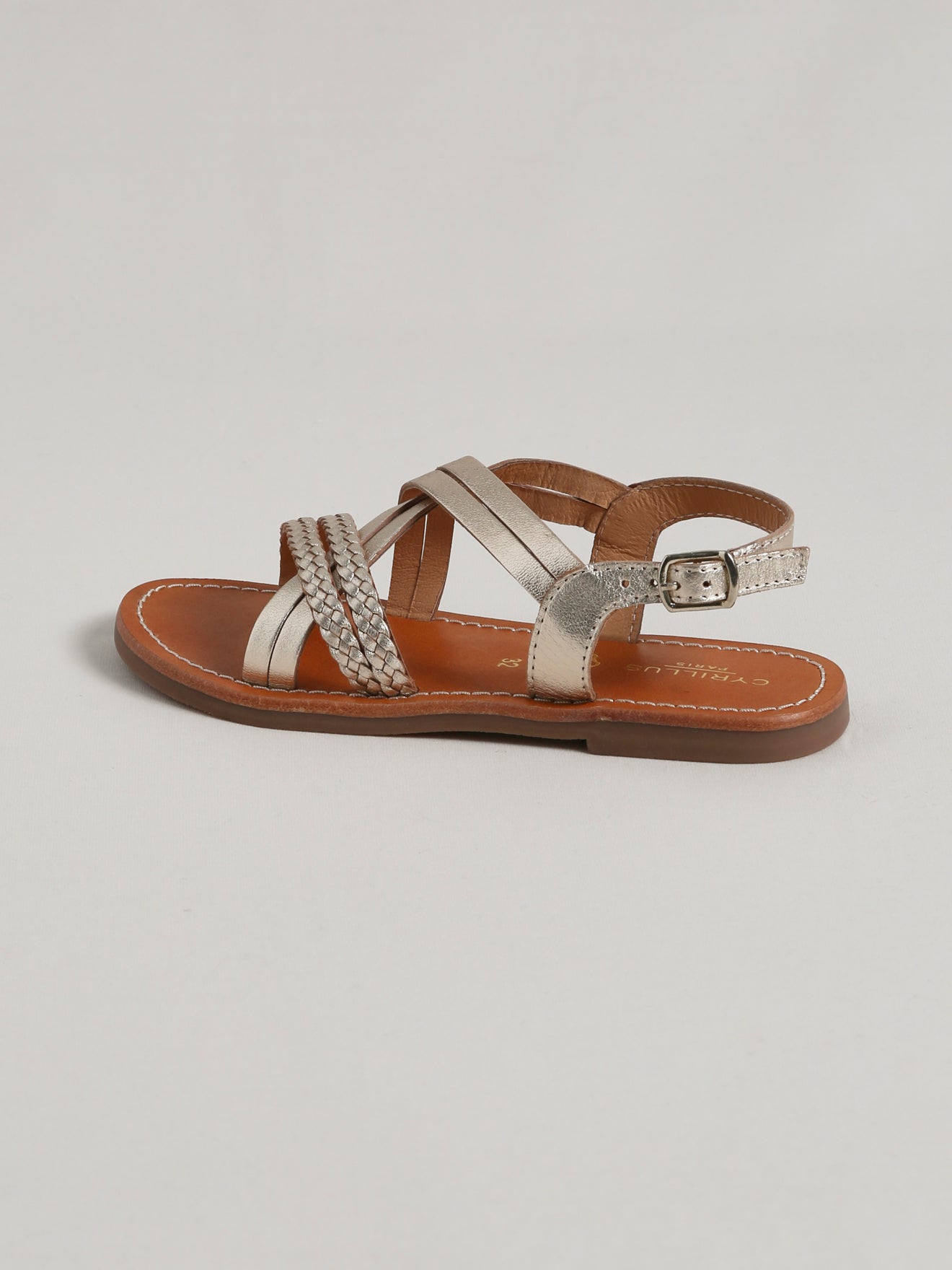 Mädchen-Sandalen aus Leder