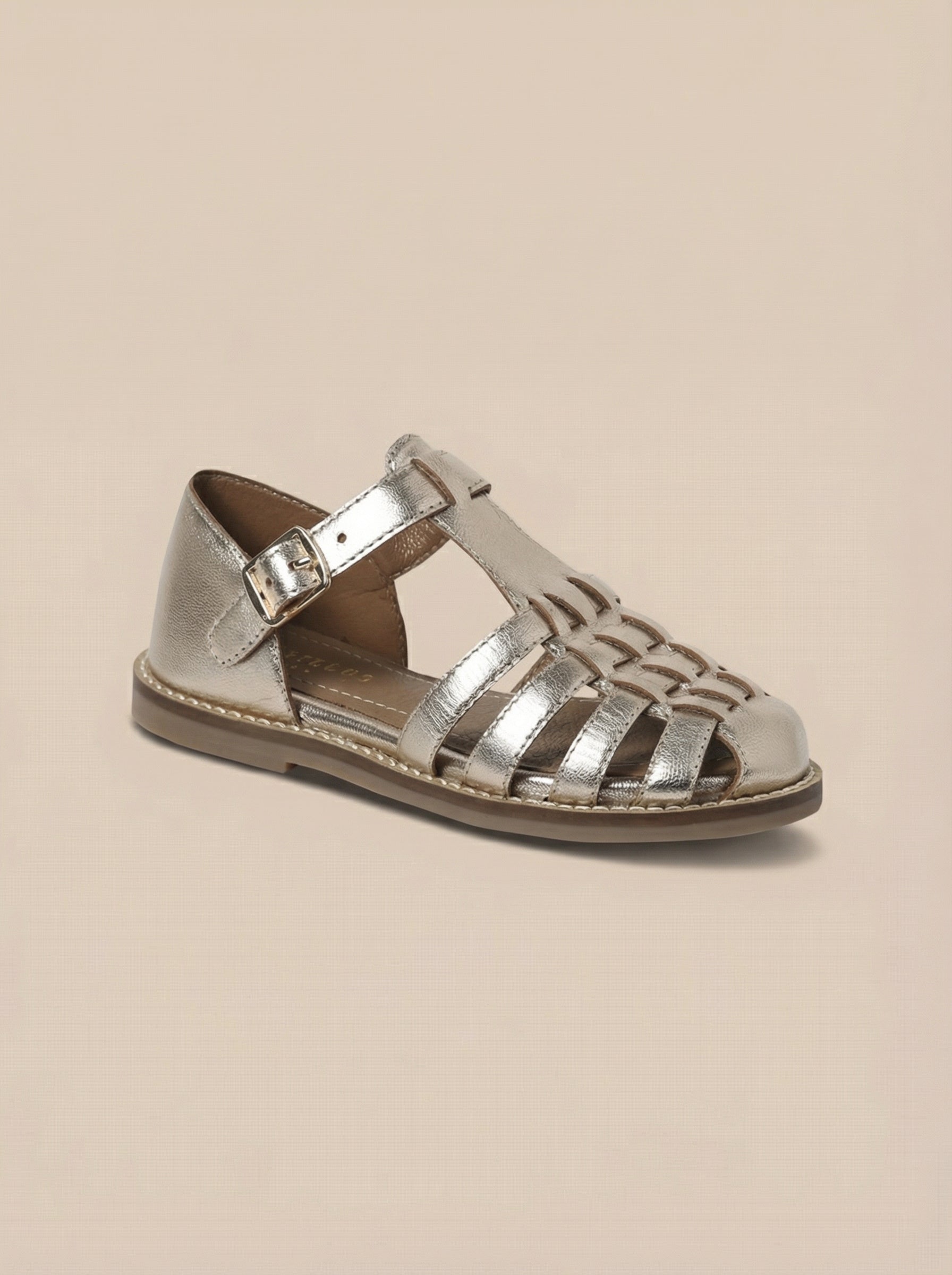 Schimmernde Mädchensandalen