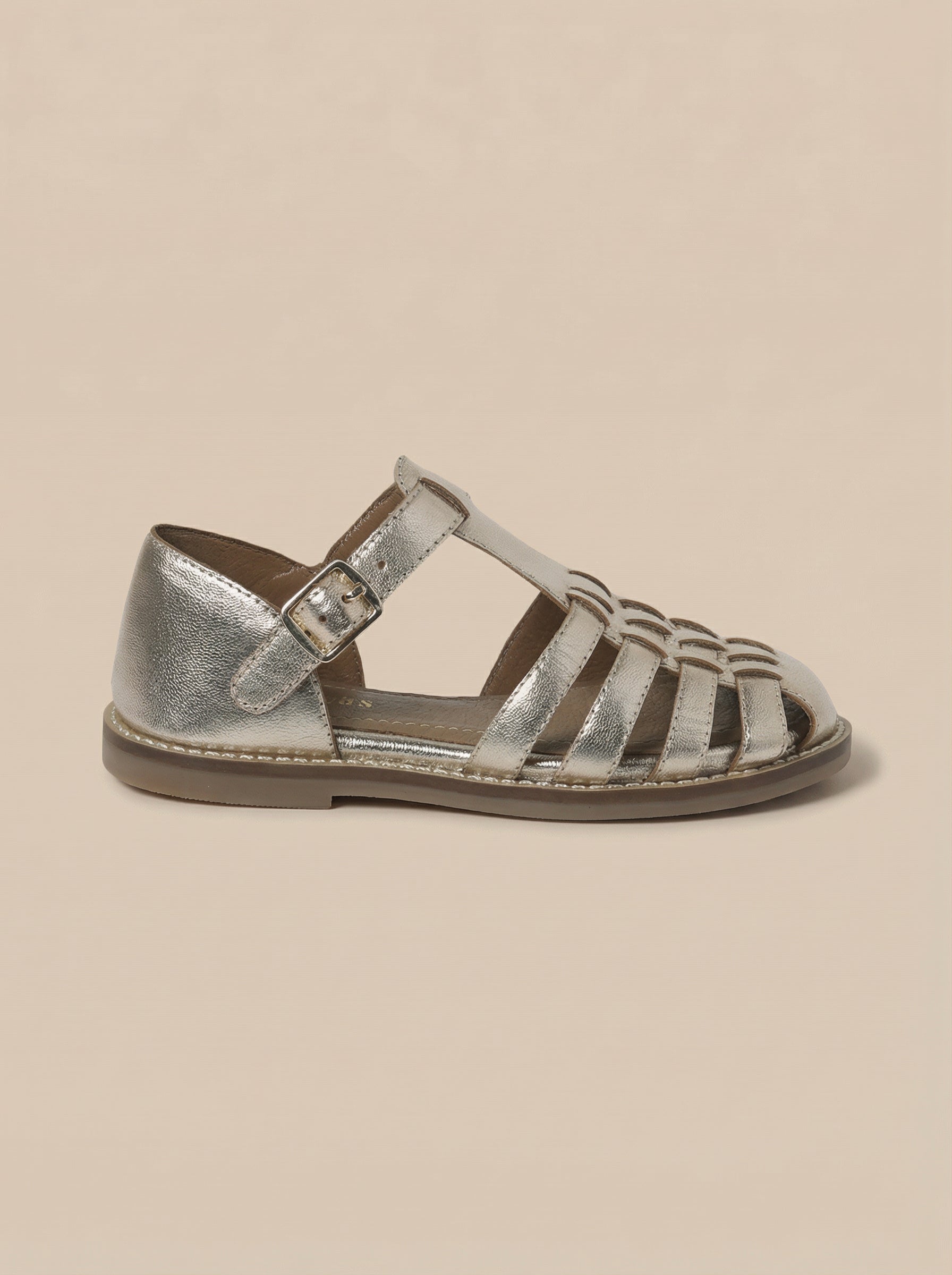 Schimmernde Mädchensandalen