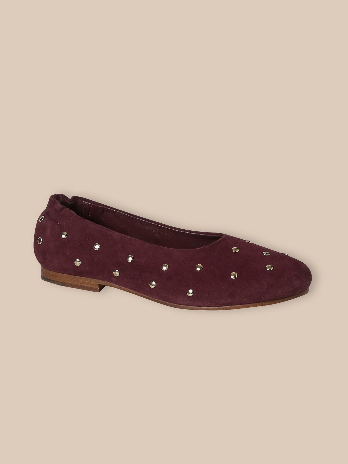 Mädchen-Ballerinas aus Nietenleder