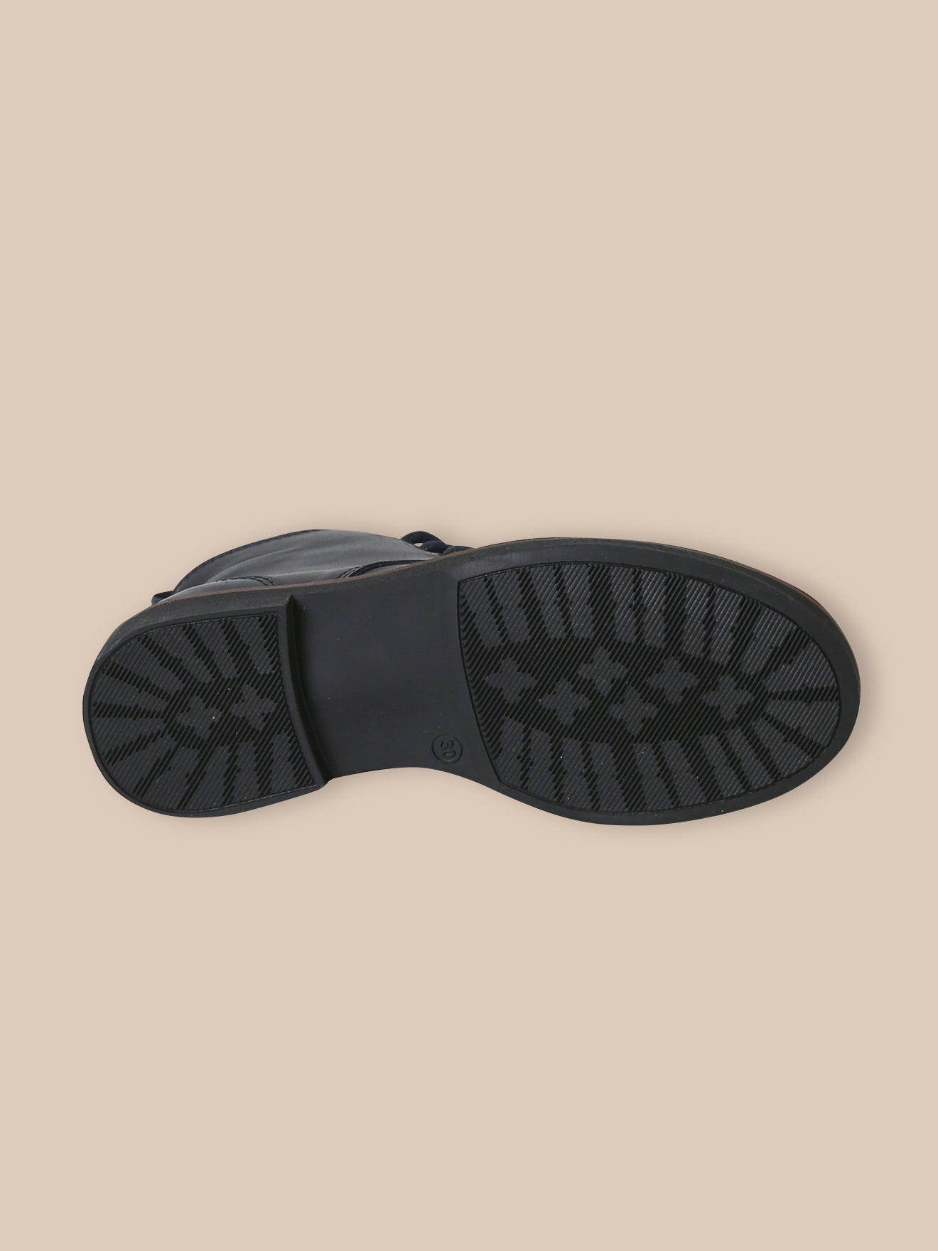 Mädchen-Stiefeletten aus Leder mit Schnürung