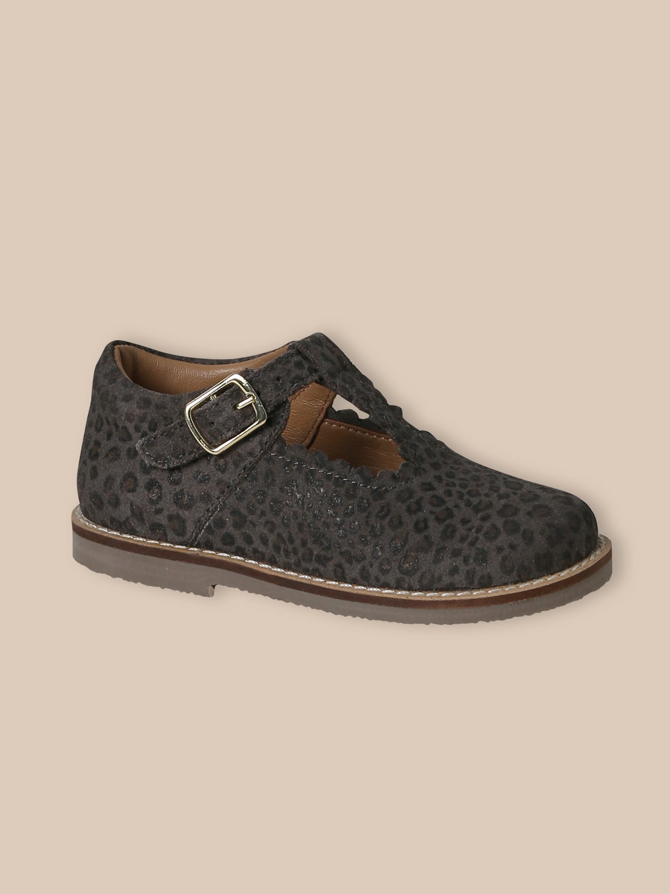 Mädchen-Riemchenschuhe aus Leder