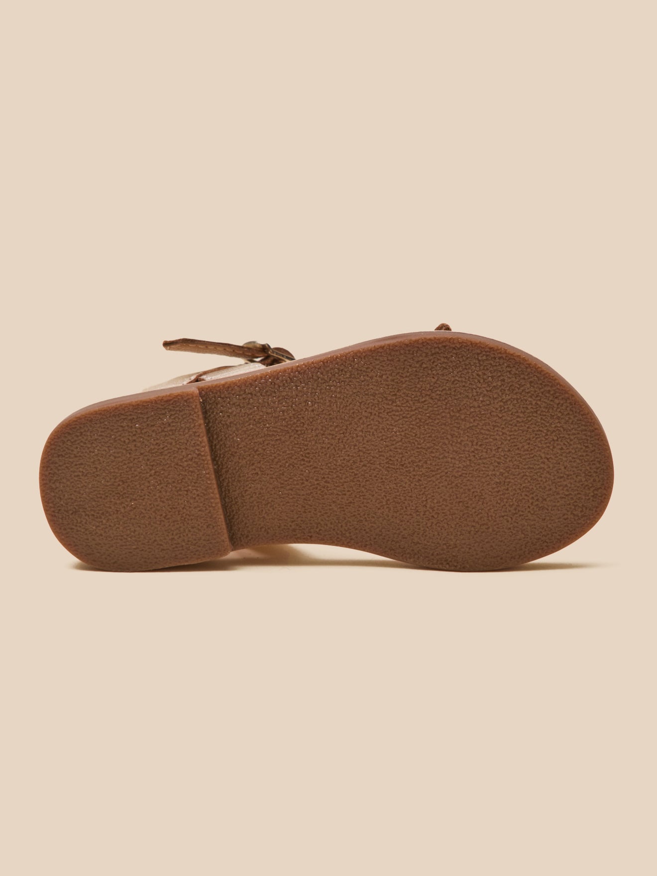 Mädchen-Sandalen aus Leder, geflochten