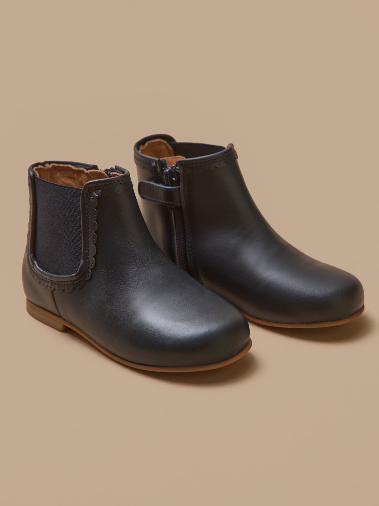 Mädchen-Boots aus Leder