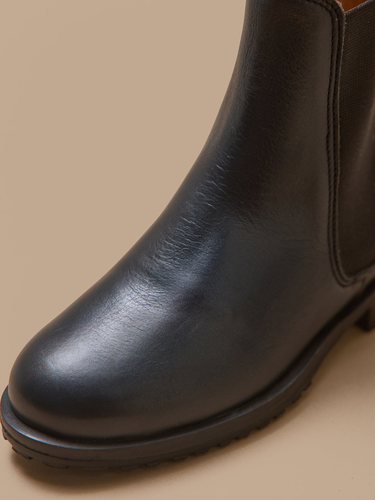 Mädchen-Chelsea-Boots aus Leder