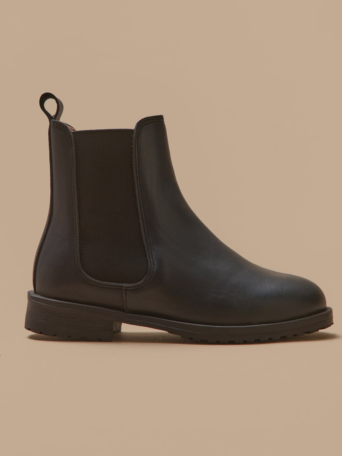 Mädchen-Chelsea-Boots aus Leder