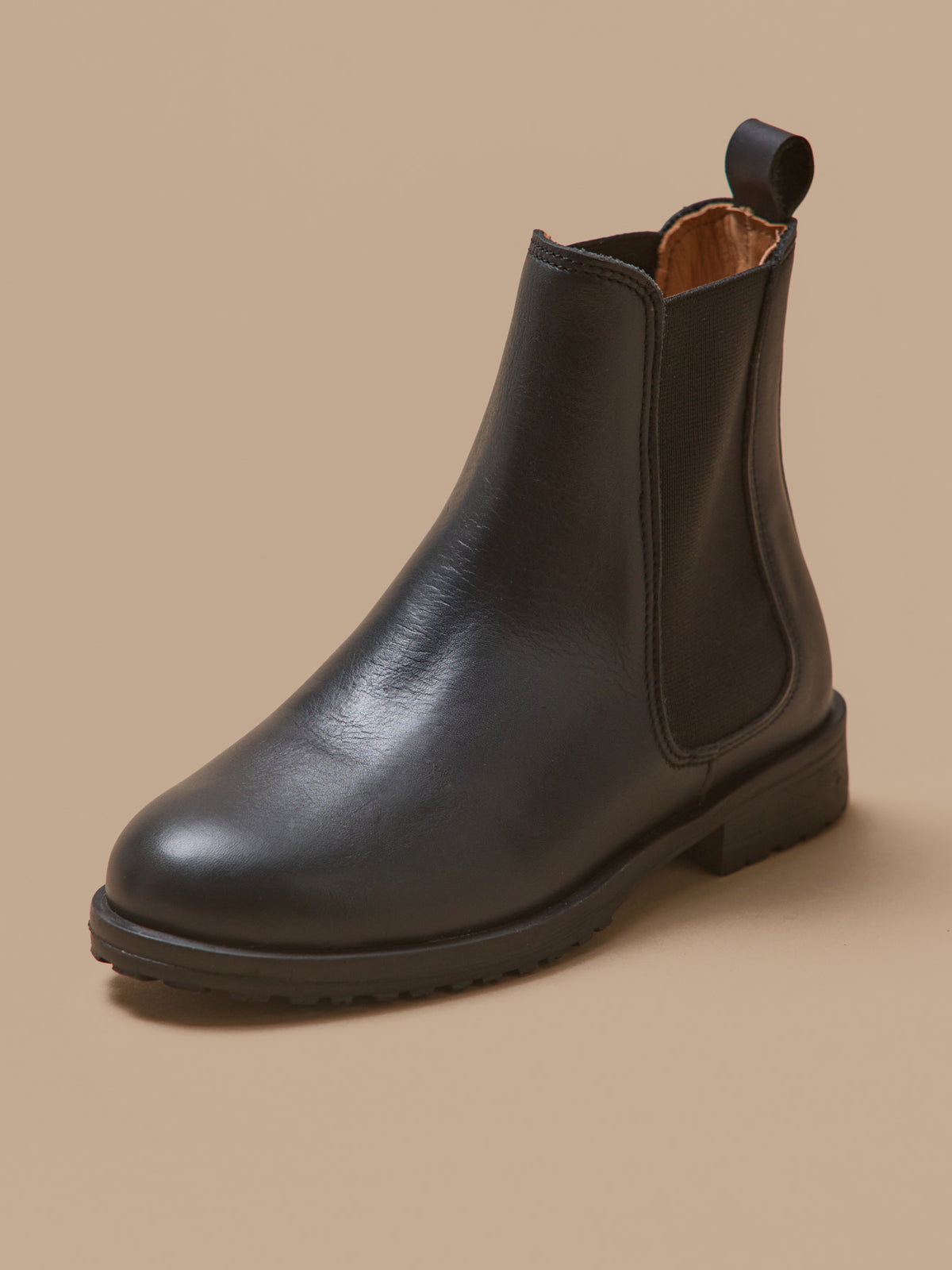Mädchen-Chelsea-Boots aus Leder