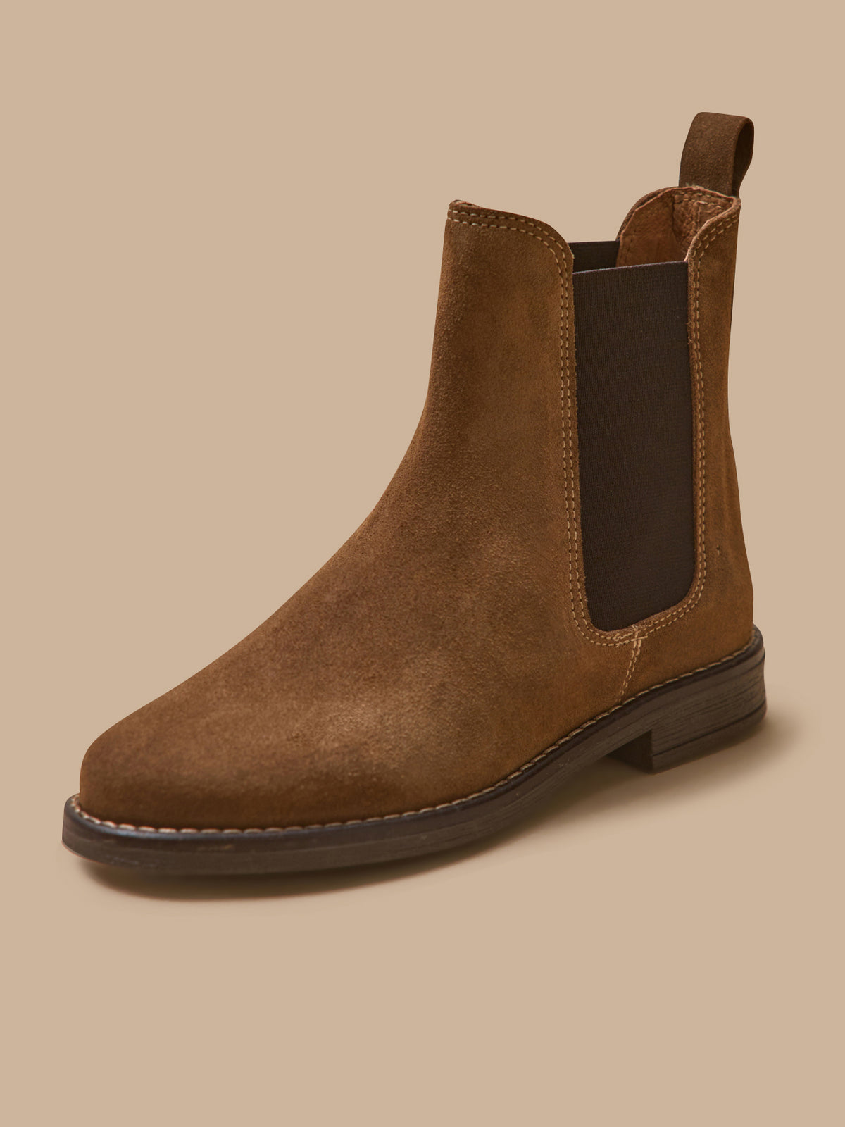 Mädchen-Chelsea-Boots aus Veloursleder