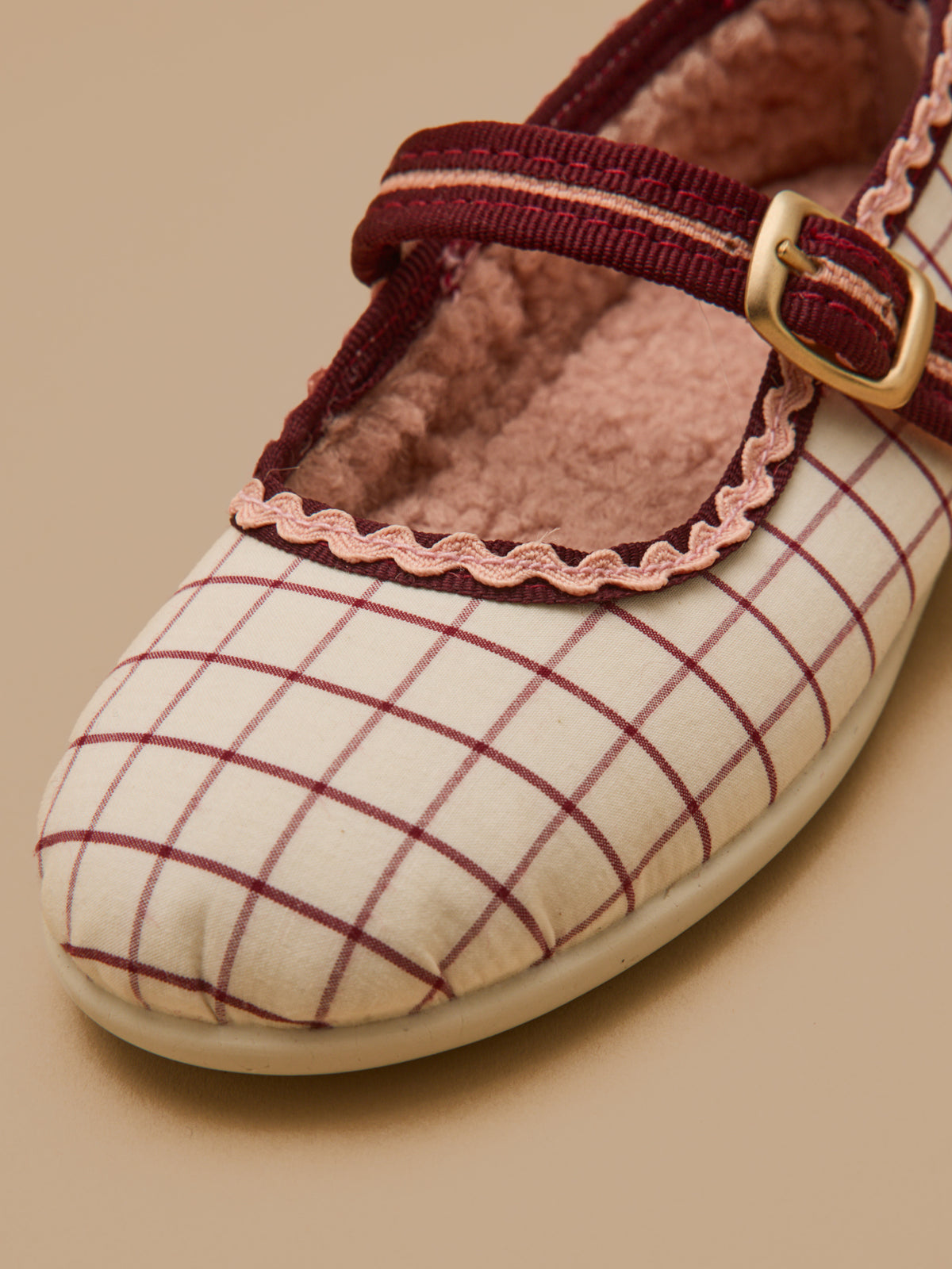 Mädchen-Ballerinas mit Tattersall-Karomuster – Hermosilla X Cyrillus