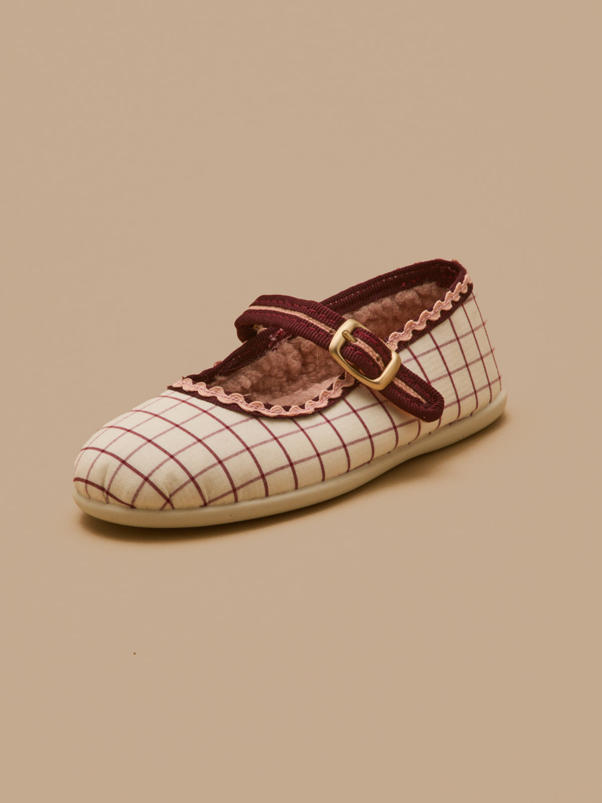Mädchen-Ballerinas mit Tattersall-Karomuster – Hermosilla X Cyrillus