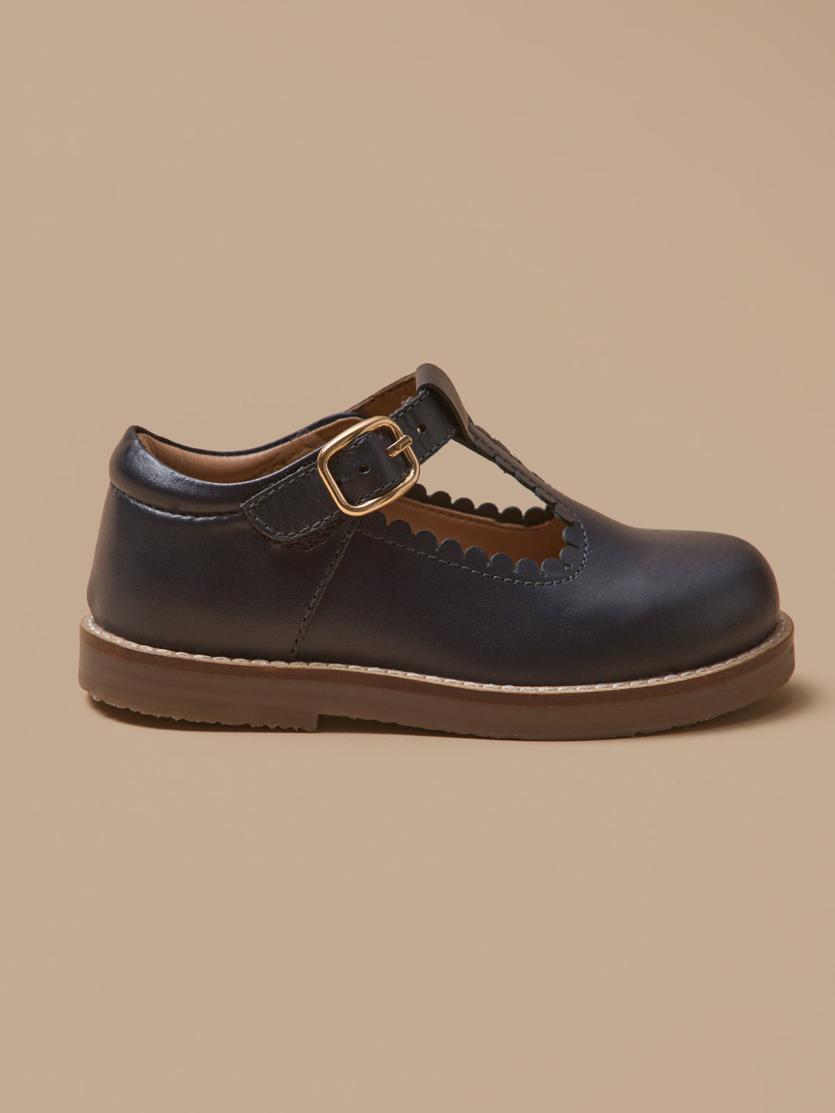 Mädchen-Riemchenschuhe aus Leder