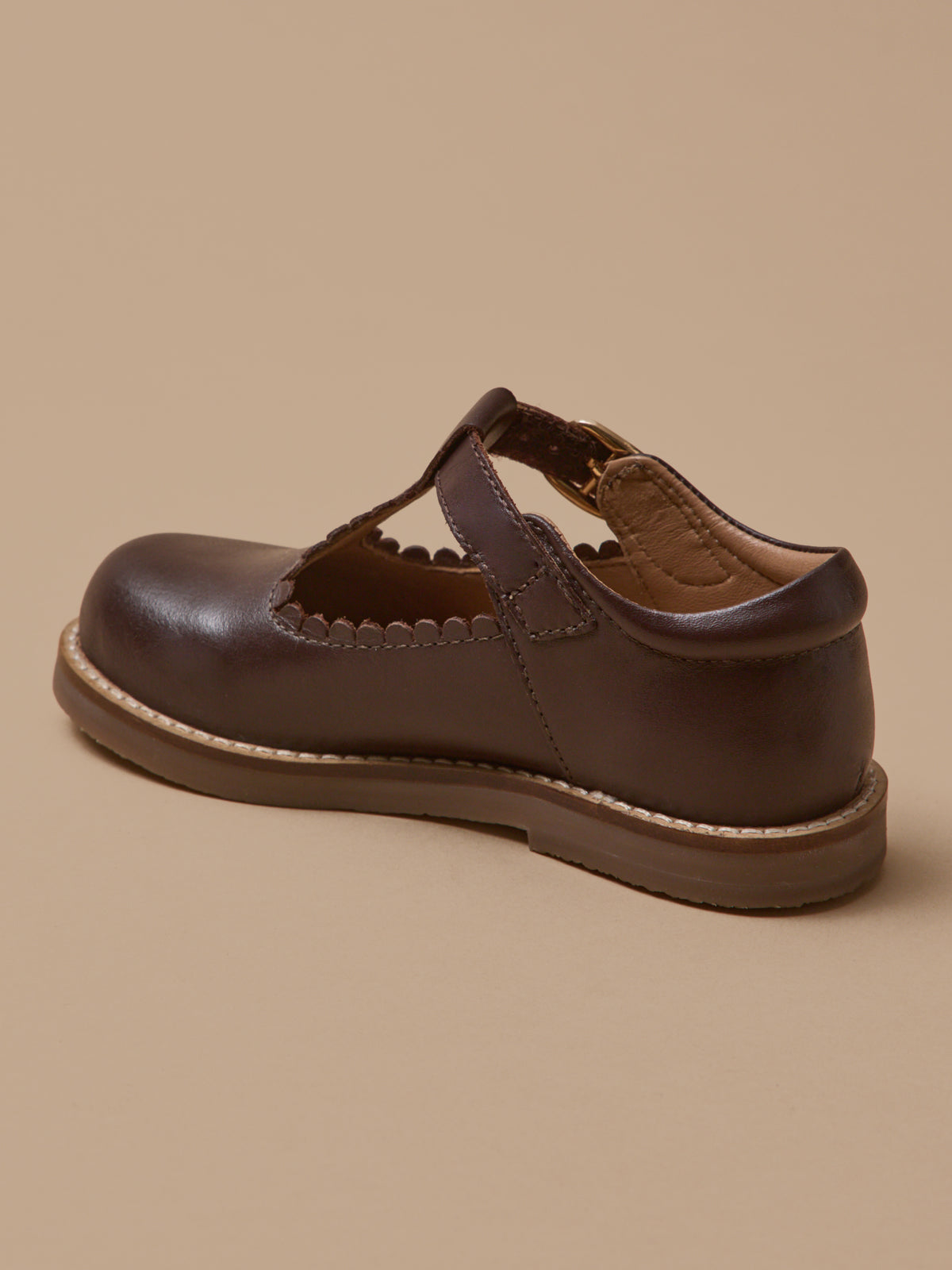 Mädchen-Riemchenschuhe aus Leder