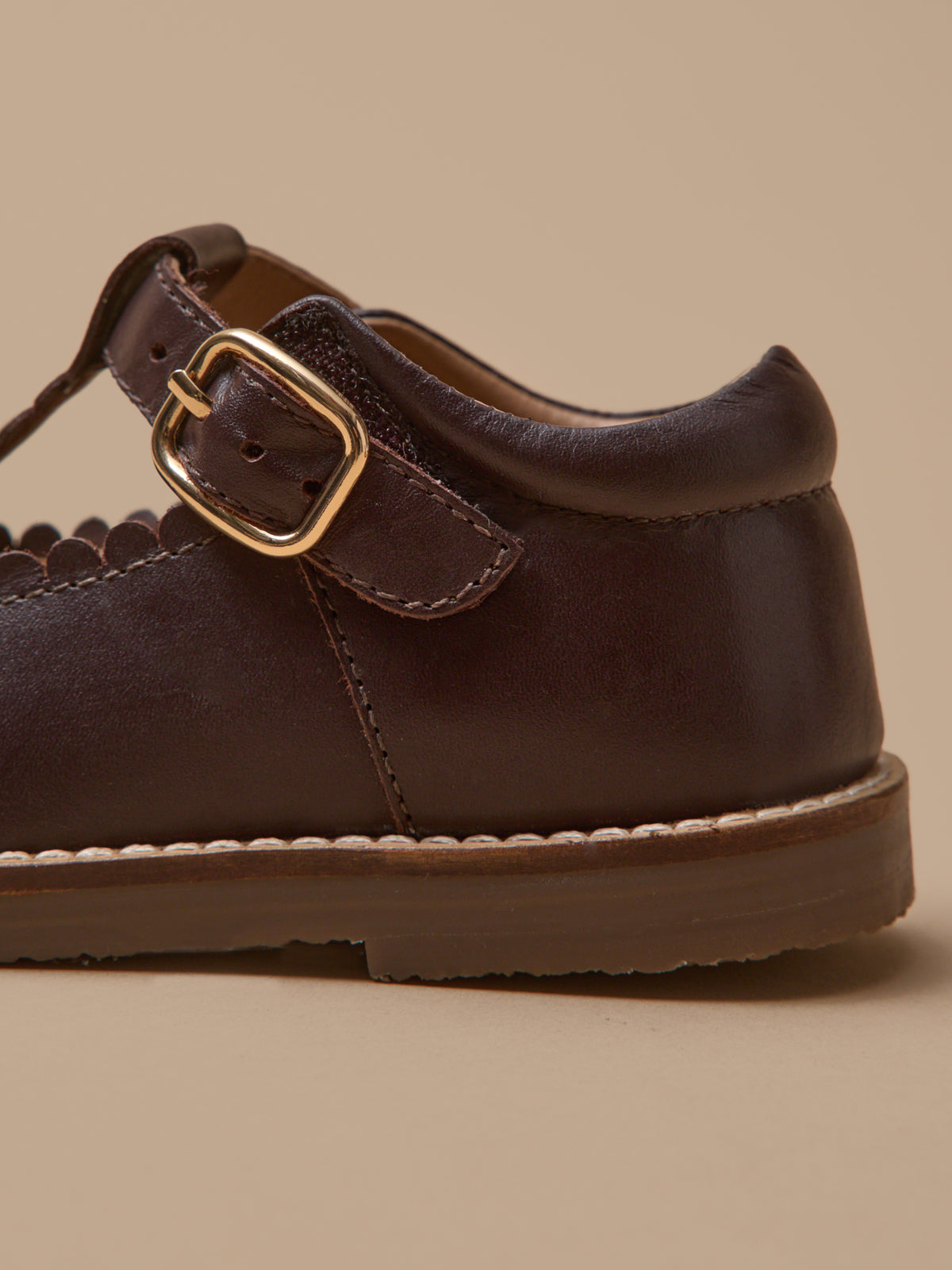 Mädchen-Riemchenschuhe aus Leder