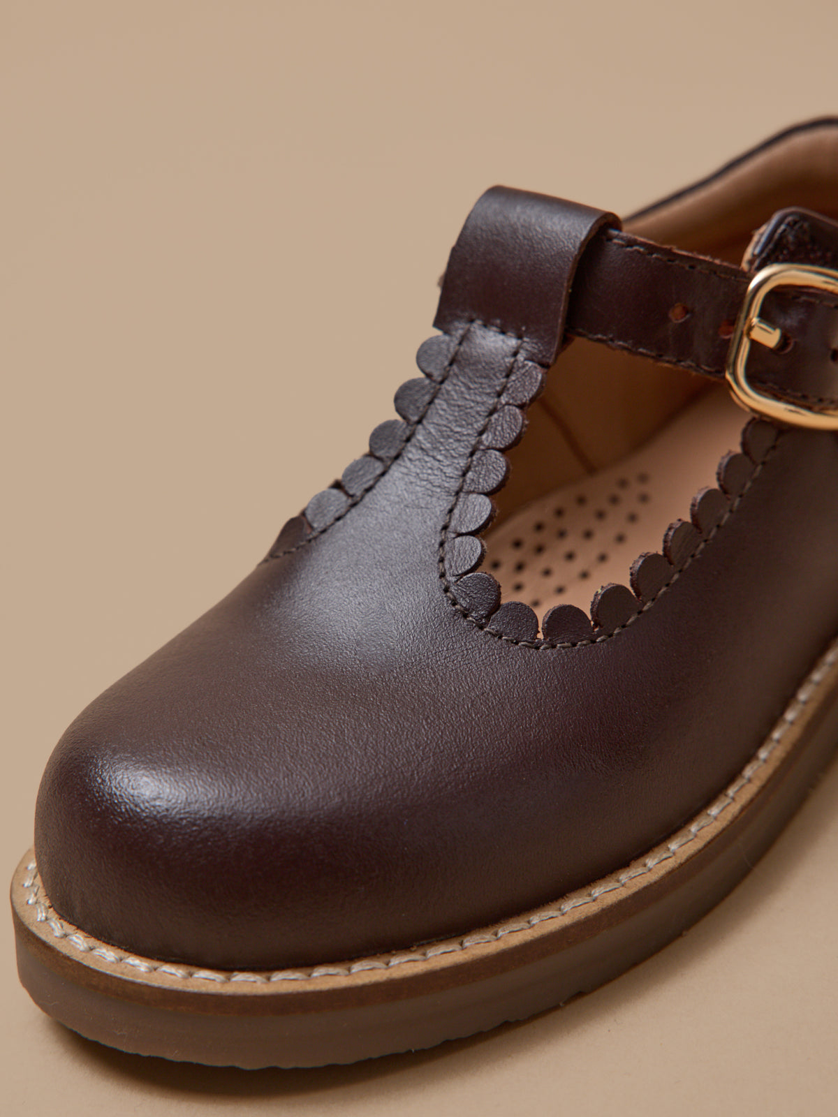 Mädchen-Riemchenschuhe aus Leder