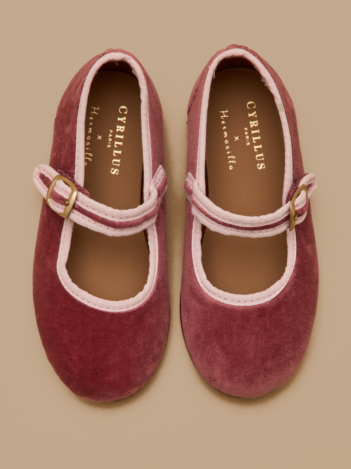 Mädchen-Ballerinas aus Velours – Hermosilla X Cyrillus