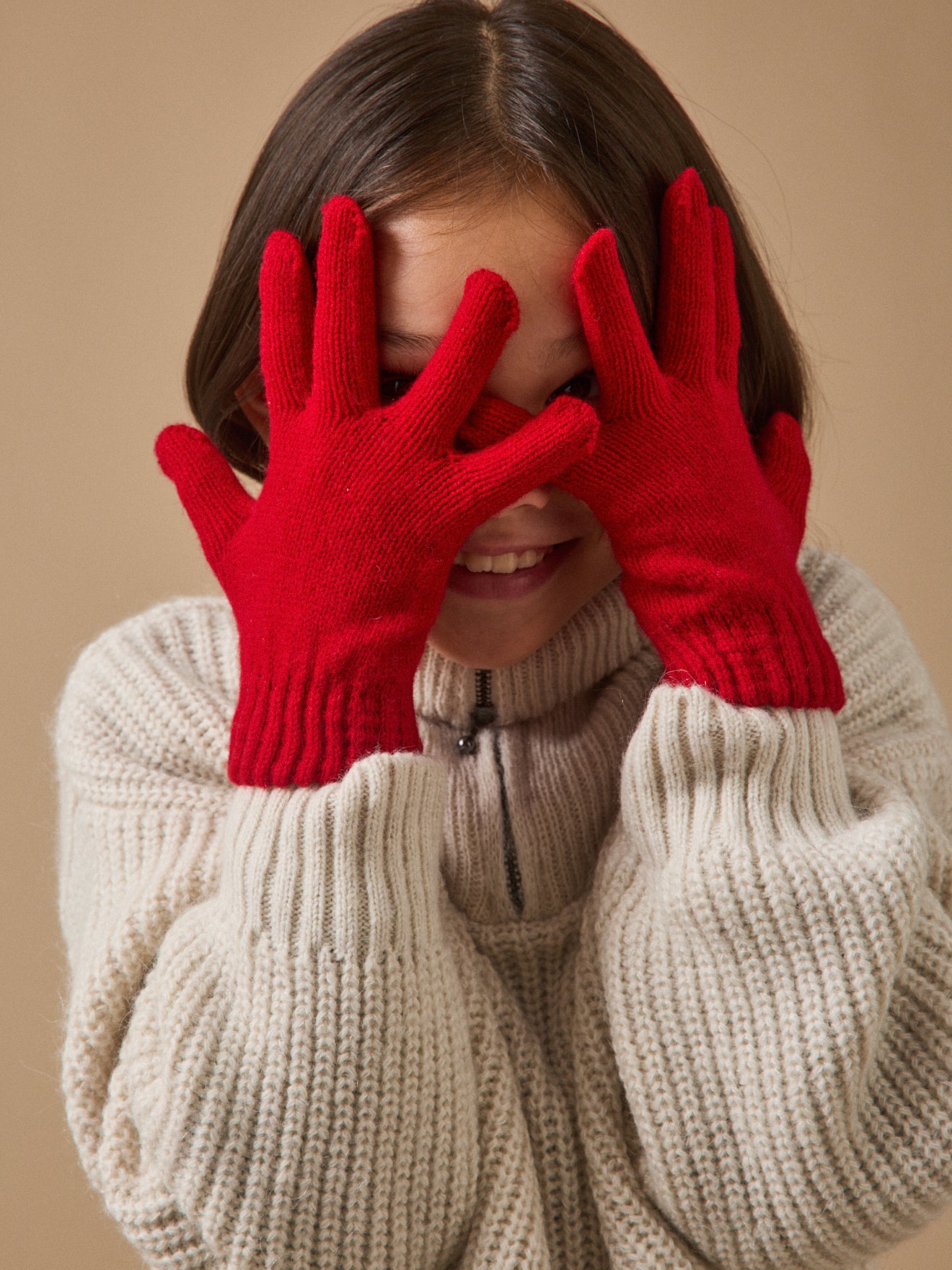 Kinder-Handschuhe aus Merinowolle