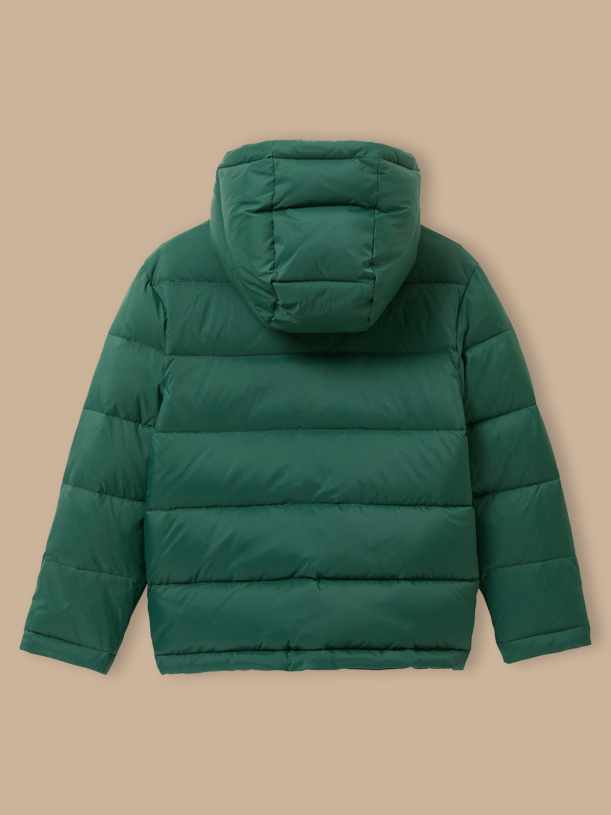 Jungen-Daunenjacke mit Federn und Daunen, wendbar