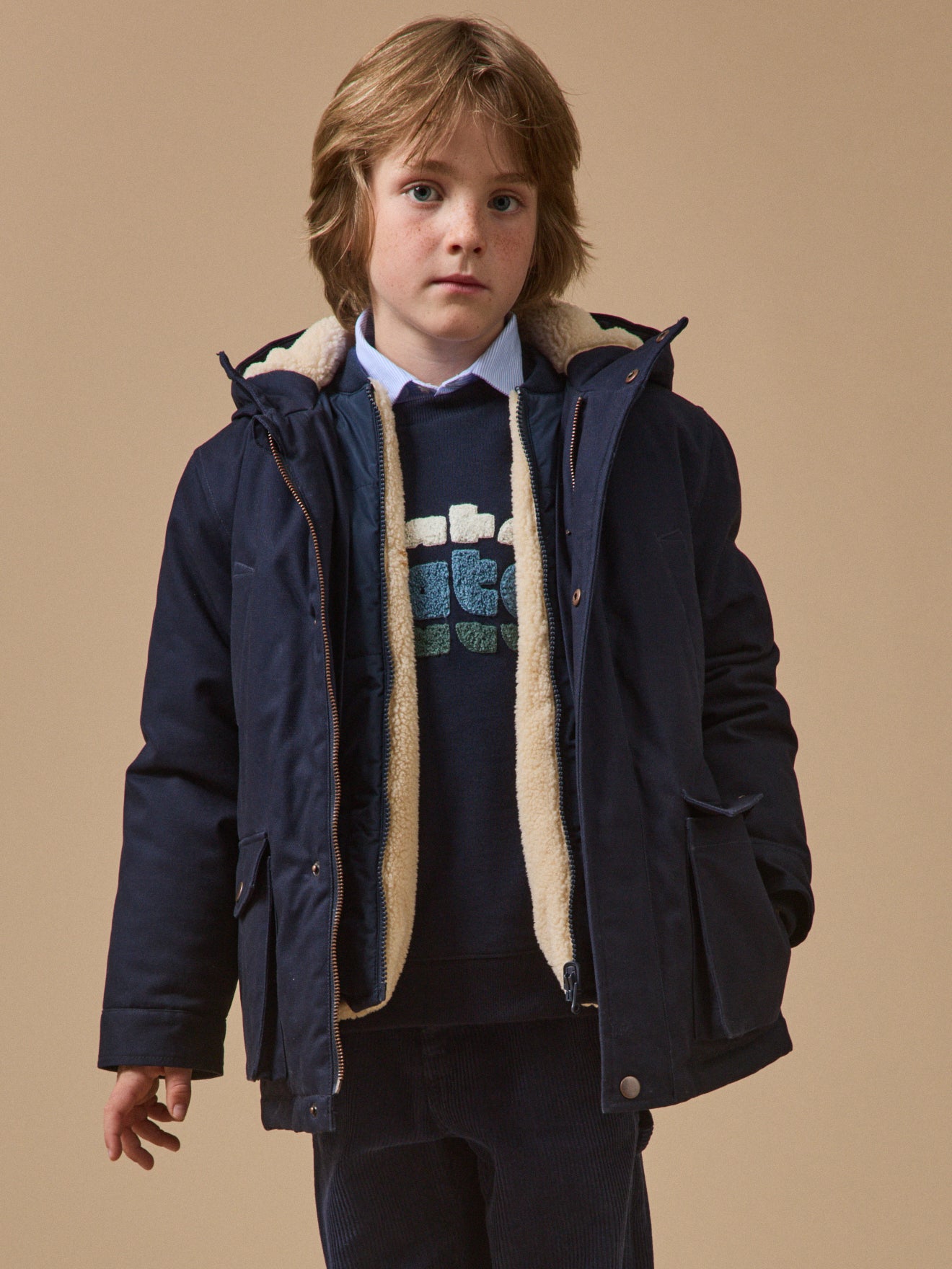 Jungen-Parka, 3-in-1