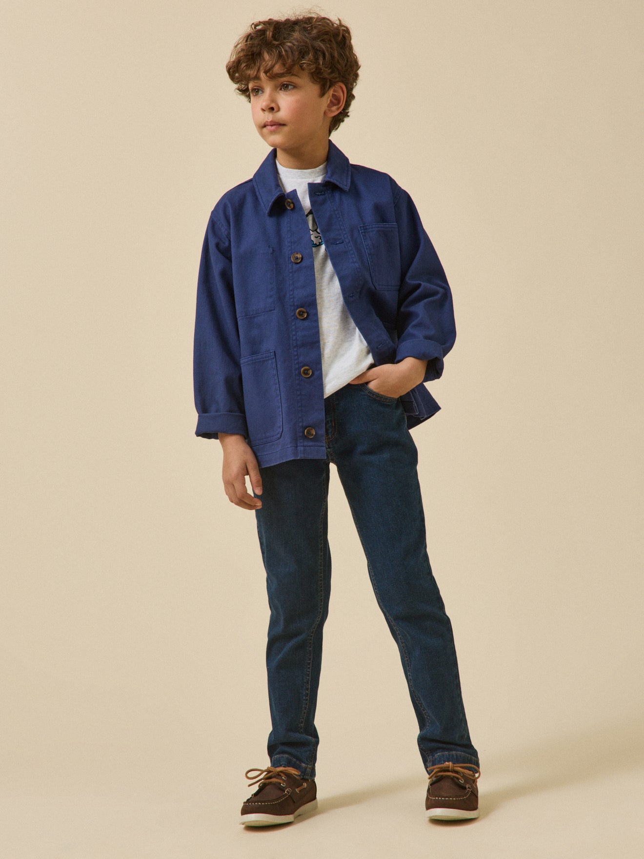 Jungenjacke aus Twillstoff