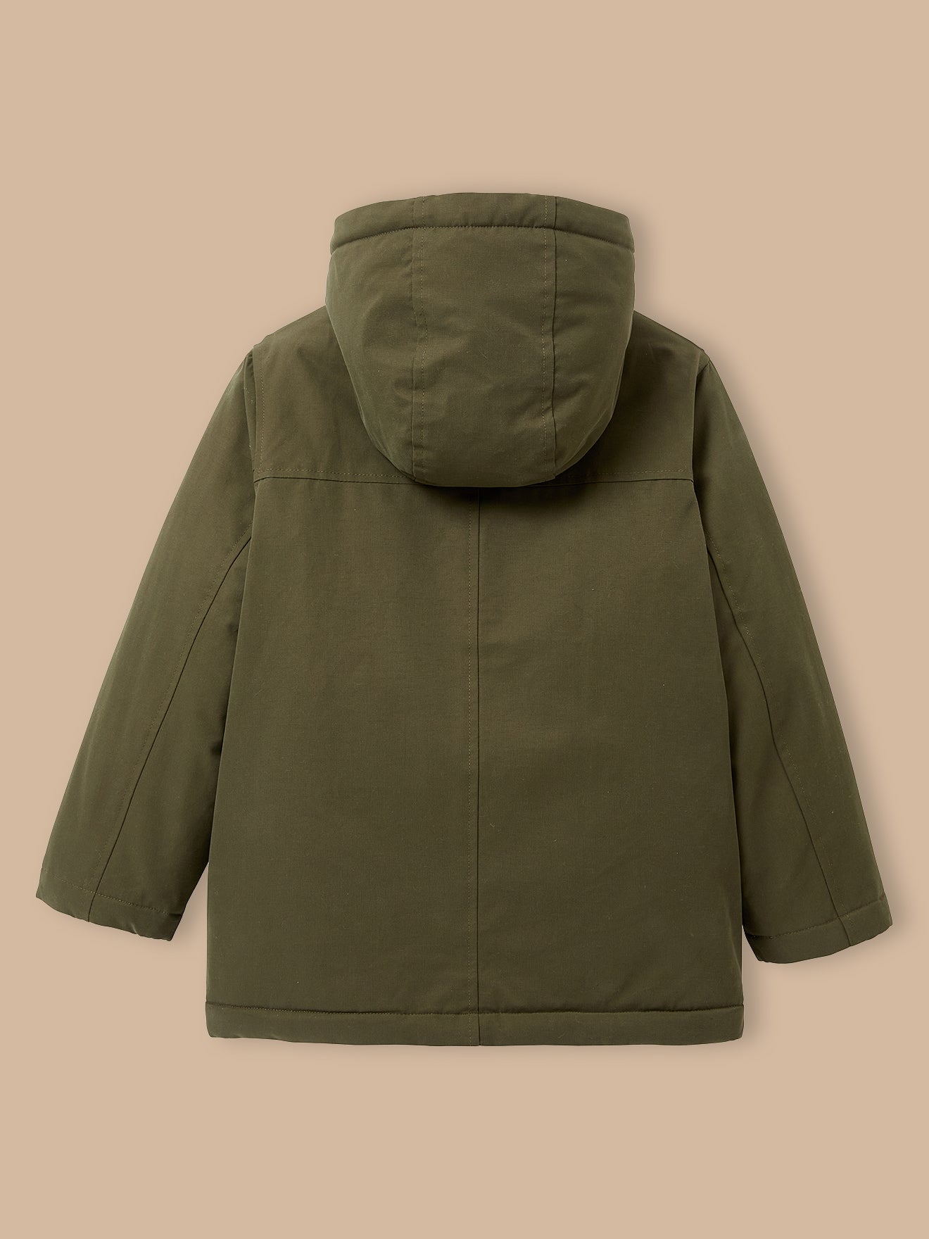 Jungen-Parka mit Sherpa-Futter