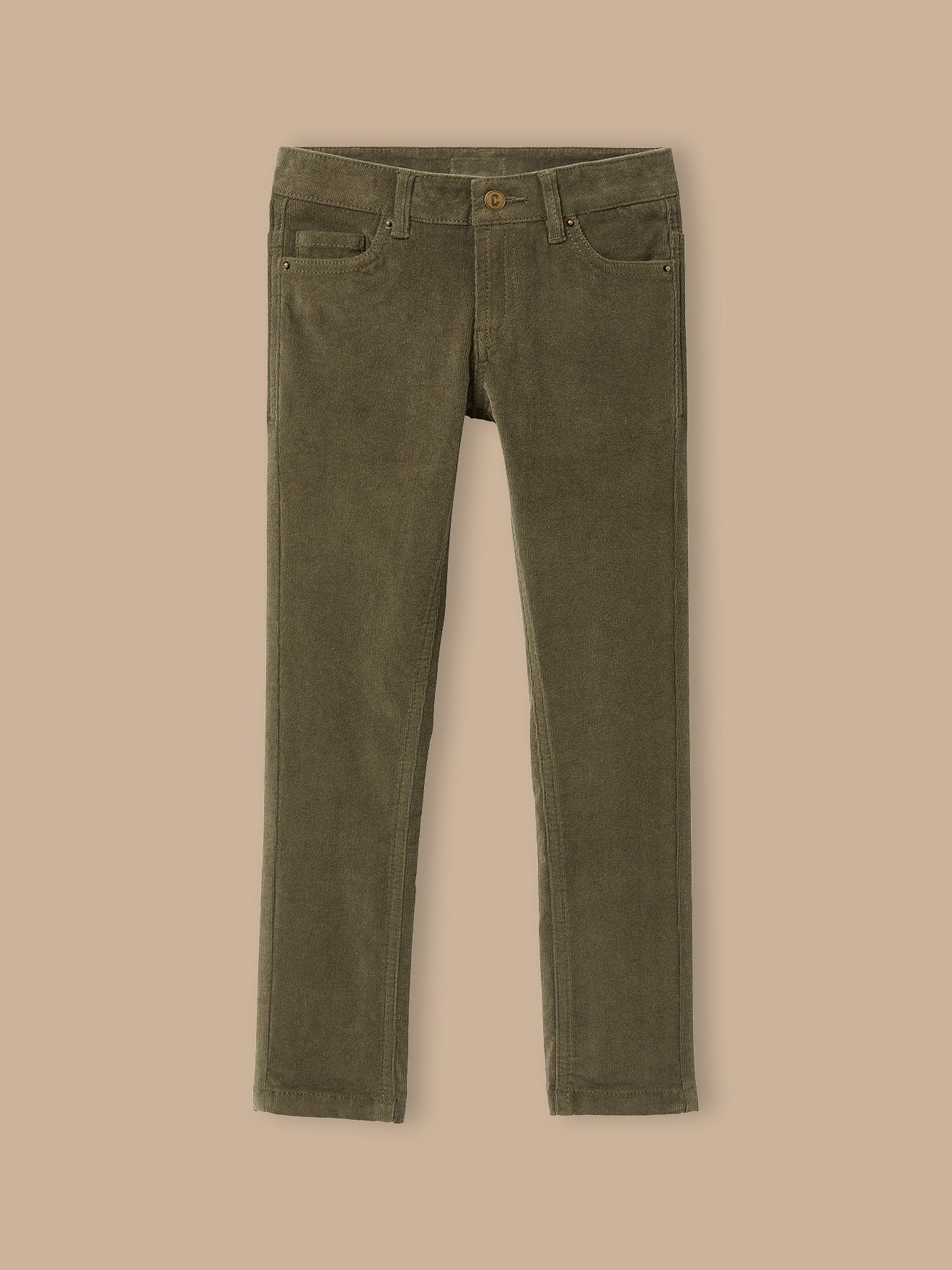 Jungen Slim Fit Hose aus Velours