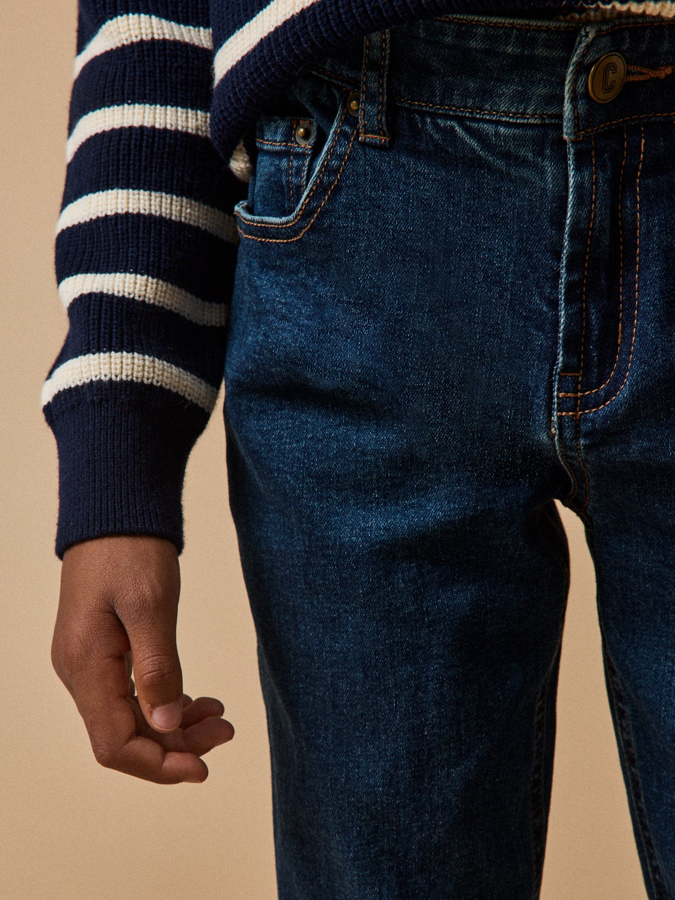 Jungen-Jeans mit geradem Schnitt