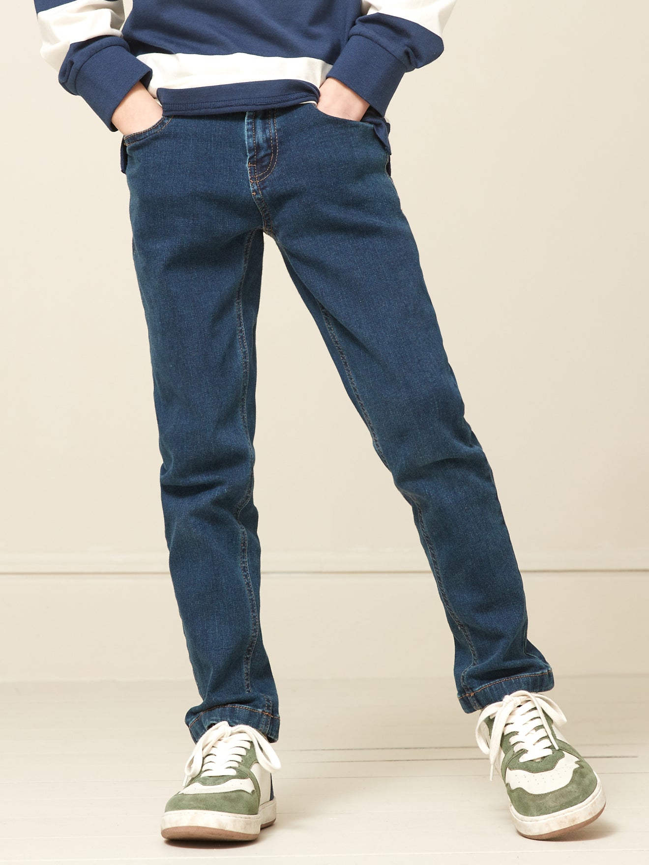 Jungen-Jeans mit geradem Schnitt