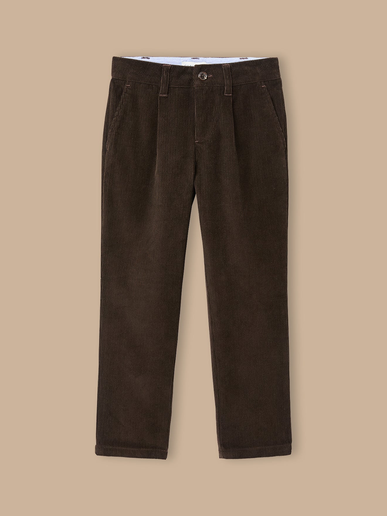 Jungen-Chinohose aus Velours