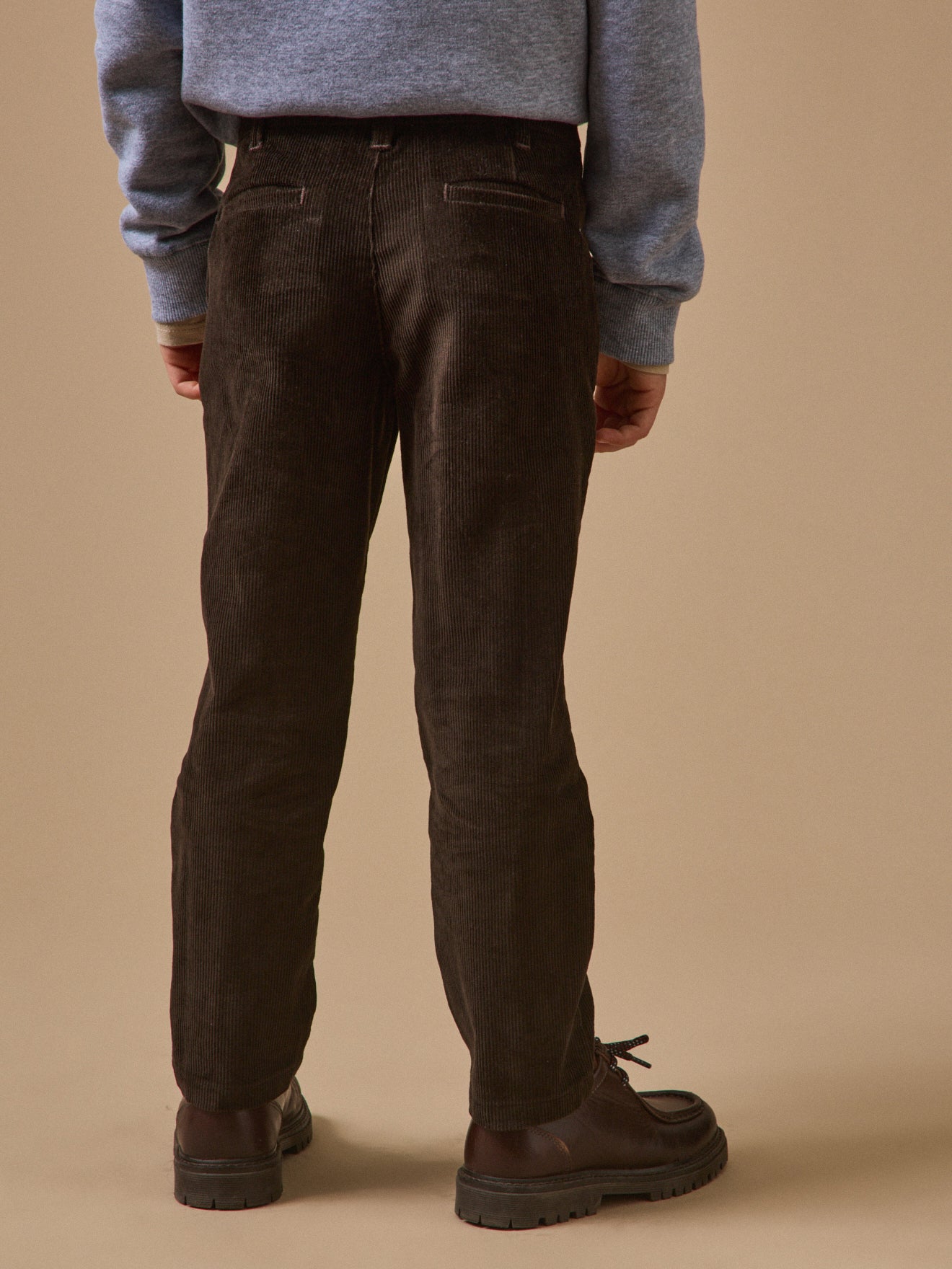 Jungen-Chinohose aus Velours