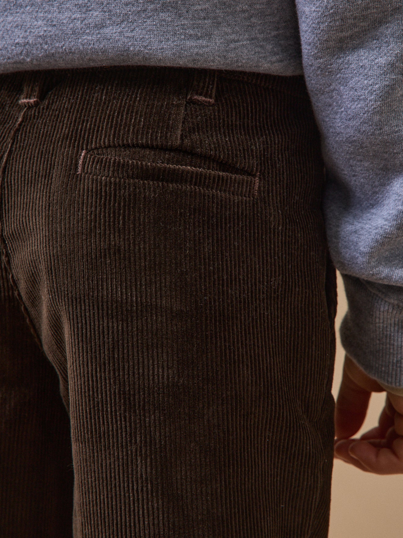 Jungen-Chinohose aus Velours