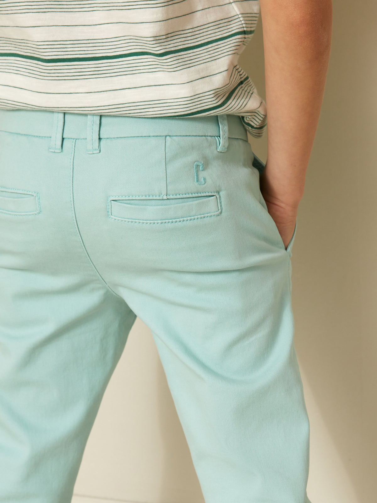 Jungen-Chinohose, leicht