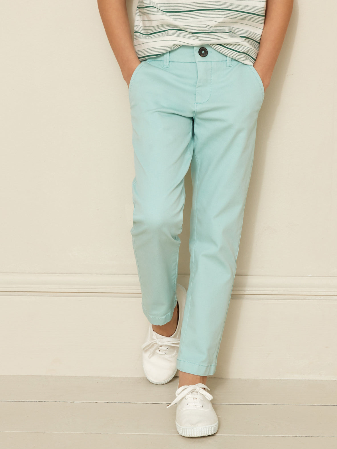 Jungen-Chinohose, leicht