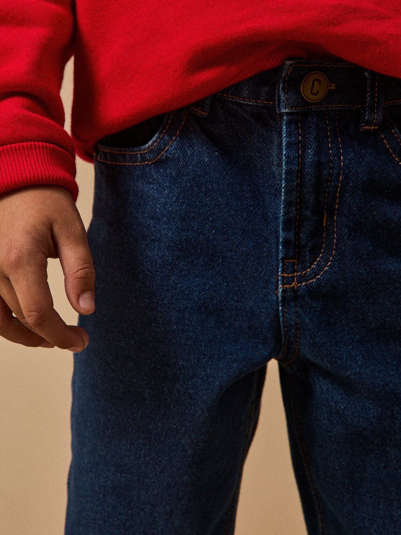 Jungen-Jeans, locker geschnitten