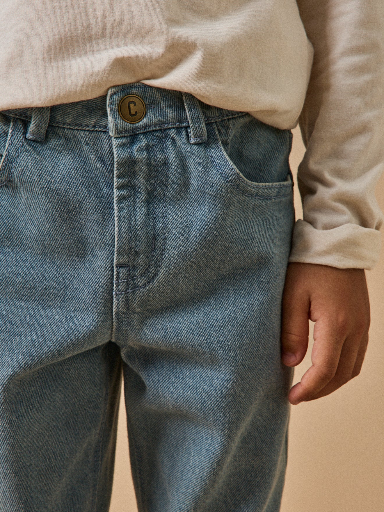 Jungen-Jeans, locker geschnitten