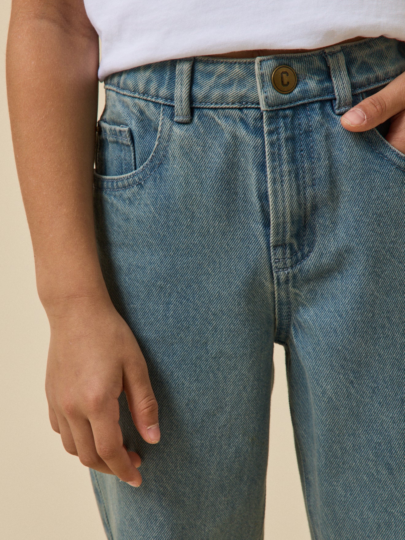 Jungen-Jeans, locker geschnitten