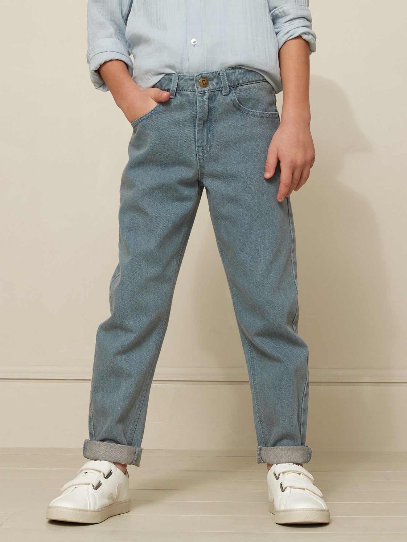 Jungen-Jeans, locker geschnitten