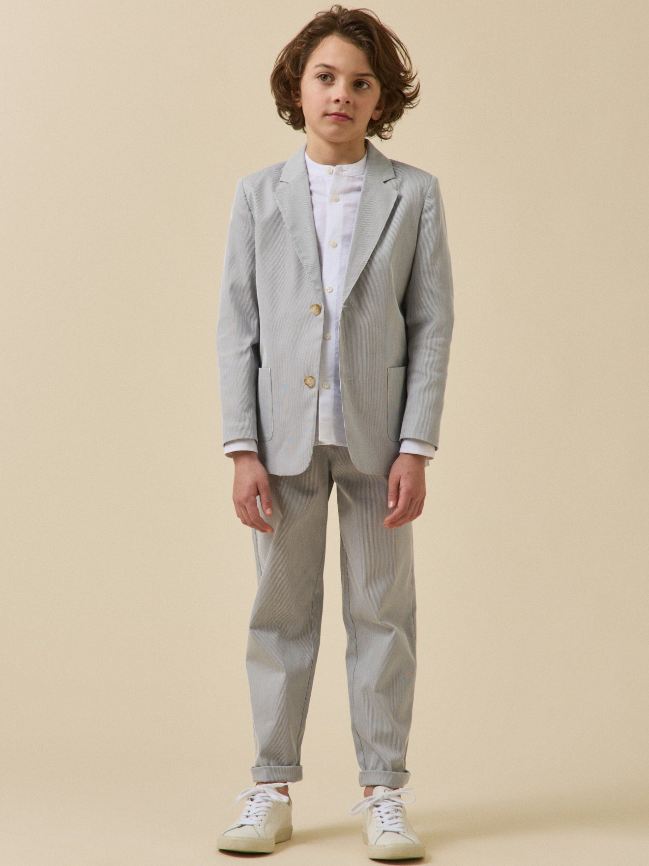 Jungen-Anzughose mit Streifen – Kollektion für Festtage und Hochzeiten