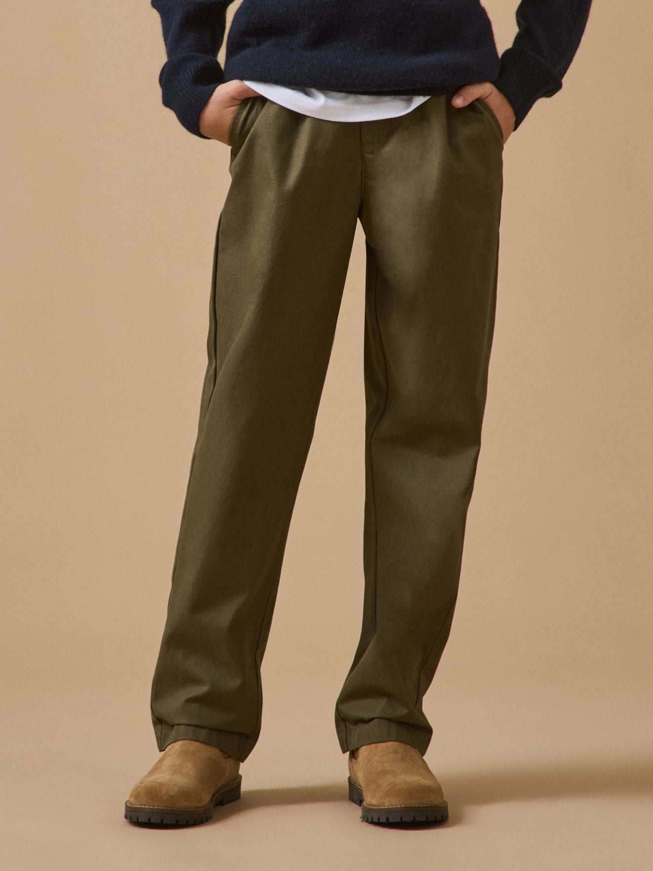 Jungen Relax-Hose aus Twill