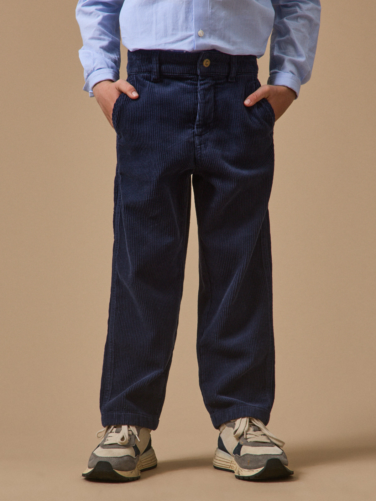 Jungen-Zimmermannshose aus Velours
